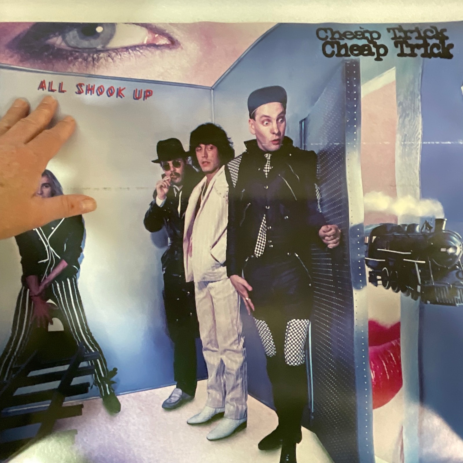 1980 Cheap Trick All Shook Up Poster 23in Square Vintage CBS - Image 11