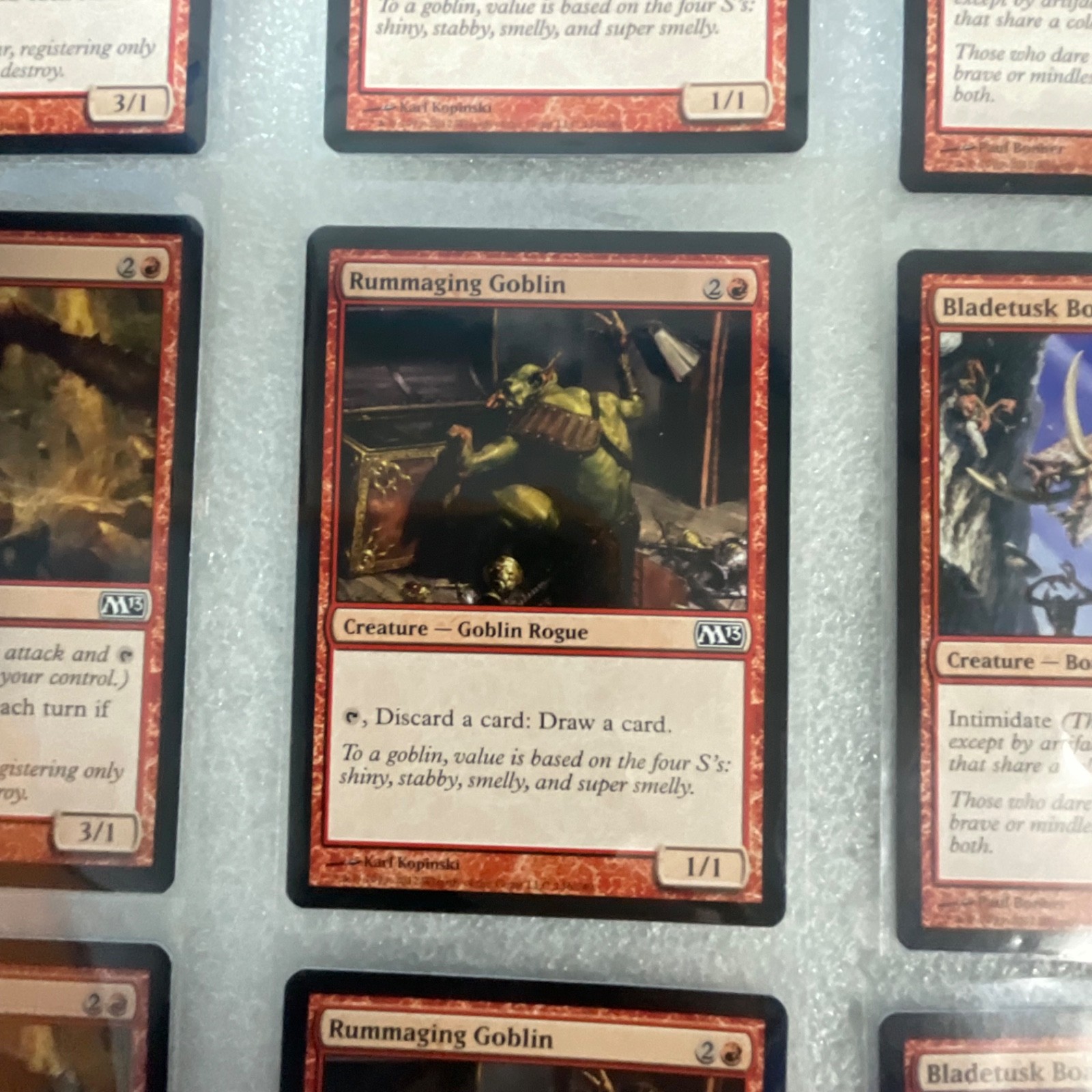 Magic the Gathering Lot of 20 Red M13 Cards Reckless Brute Smelt - Image 7
