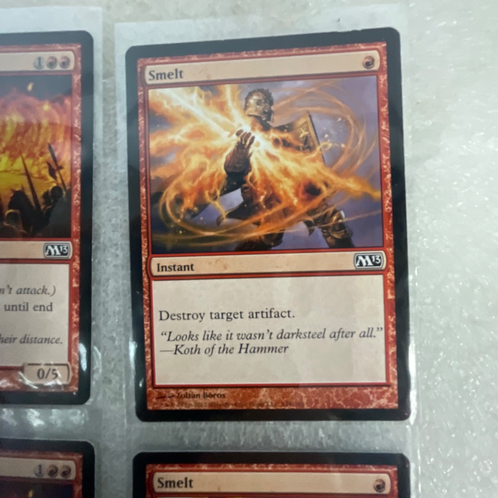 Magic the Gathering Lot of 20 Red M13 Cards Reckless Brute Smelt - Image 18