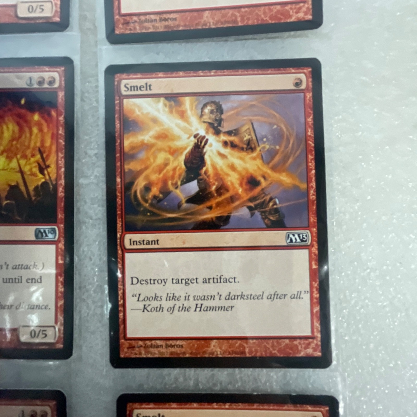 Magic the Gathering Lot of 20 Red M13 Cards Reckless Brute Smelt - Image 19