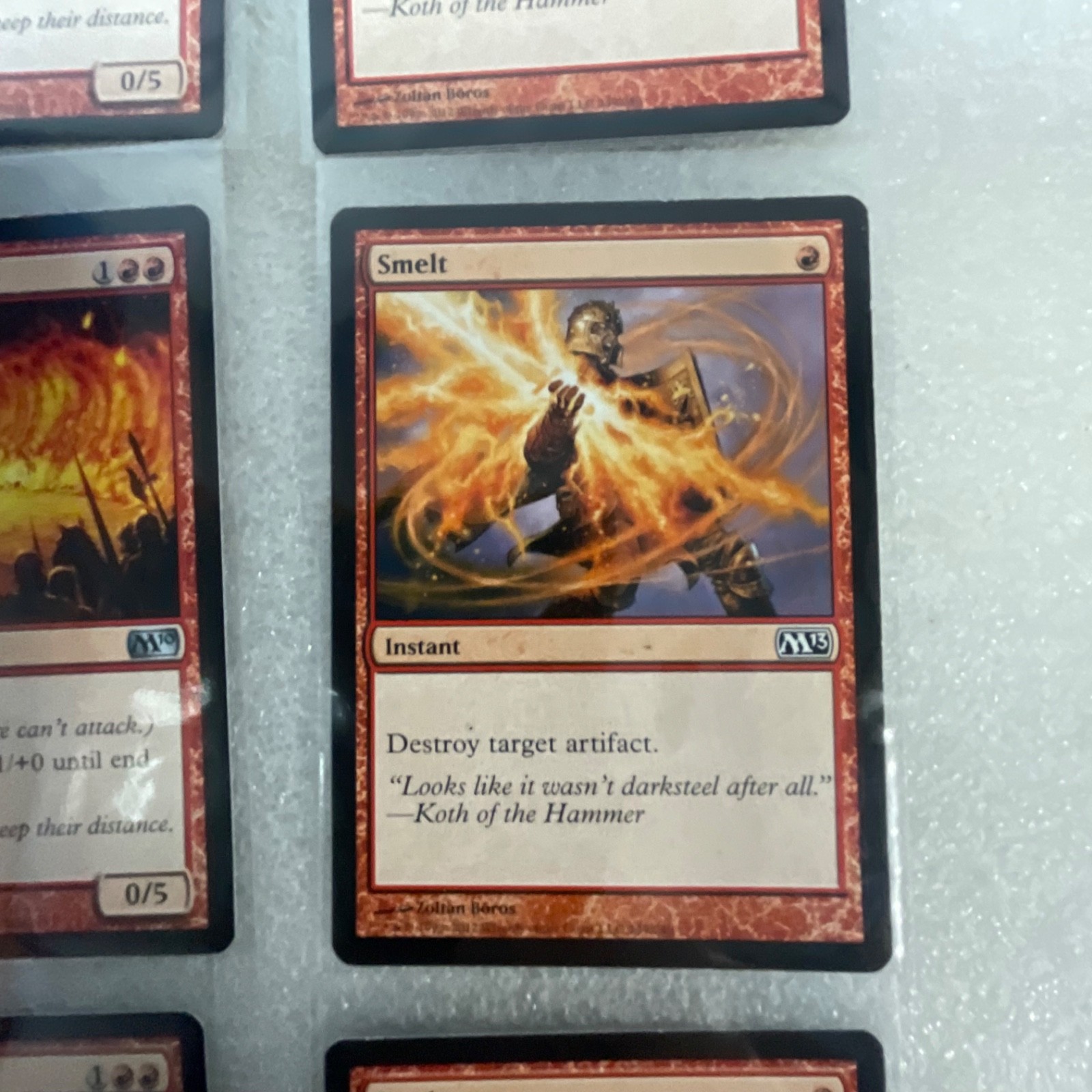 Magic the Gathering Lot of 20 Red M13 Cards Reckless Brute Smelt - Image 20