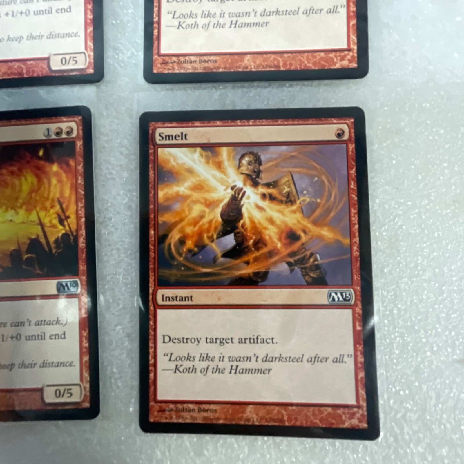 Magic the Gathering Lot of 20 Red M13 Cards Reckless Brute Smelt - Image 21