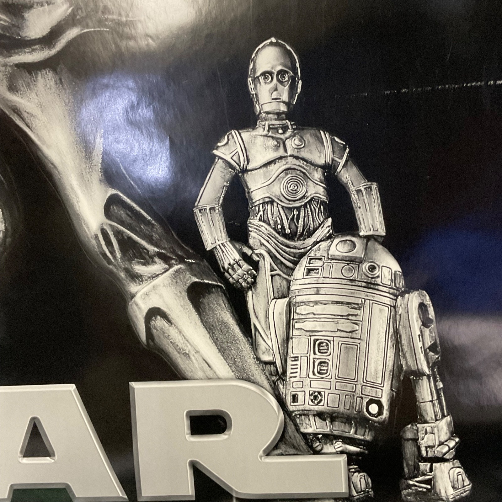 2004 Star Wars Trilogy DVD Release Poster 40in x 27in Black & White Promo - Image 16