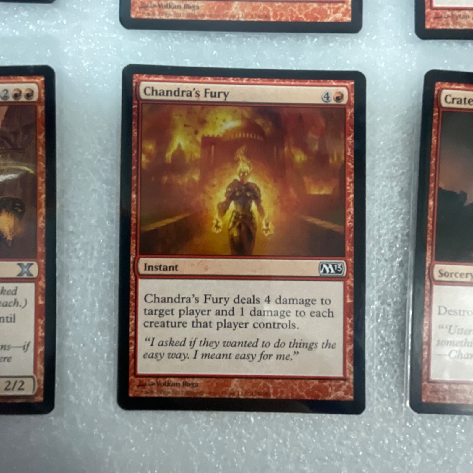 Magic the Gathering Lot of 20 Red M13 Cards Chandra's Fury - Image 6
