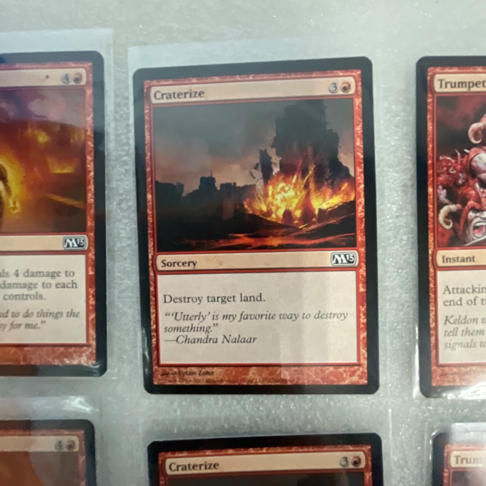 Magic the Gathering Lot of 20 Red M13 Cards Chandra's Fury - Image 10