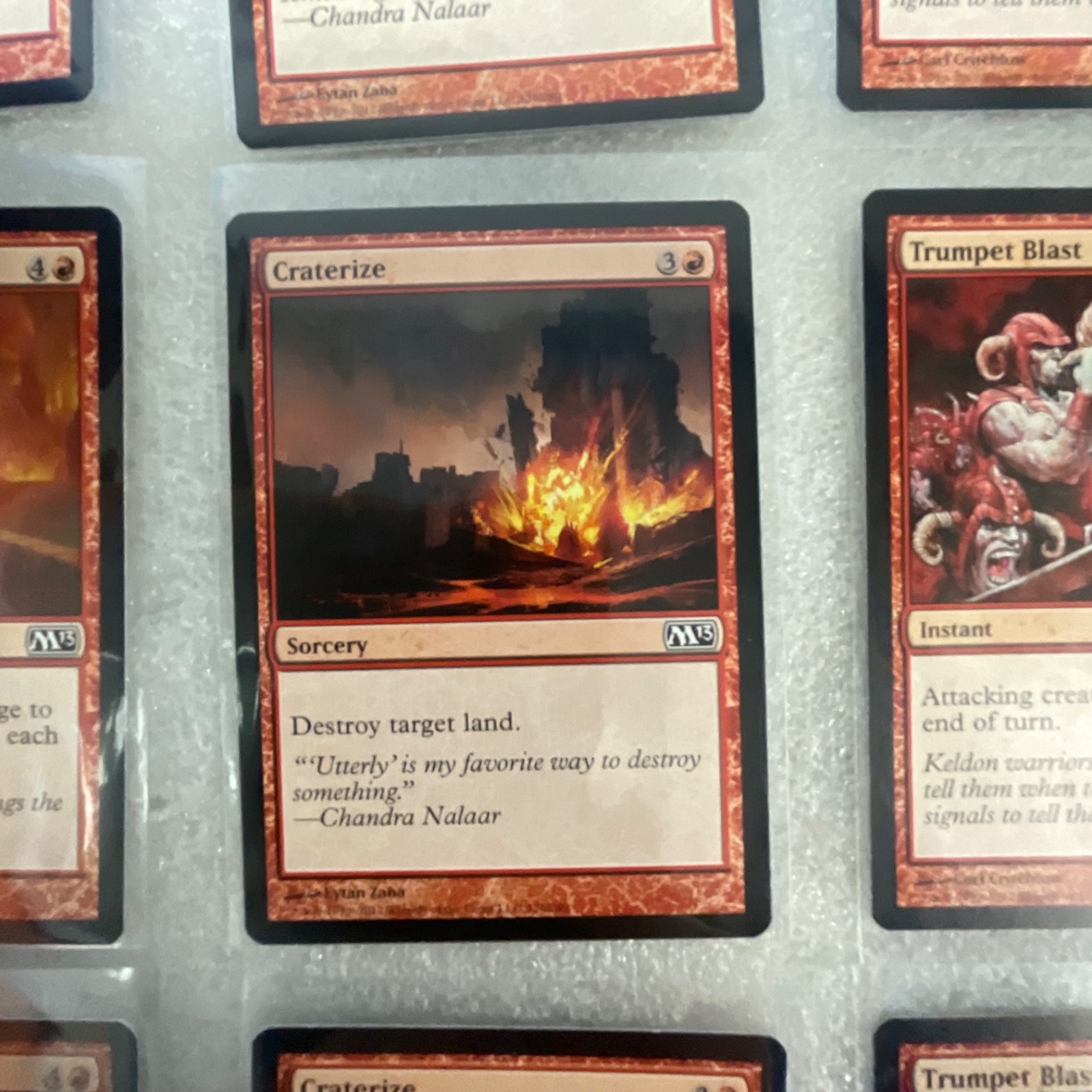 Magic the Gathering Lot of 20 Red M13 Cards Chandra's Fury - Image 12