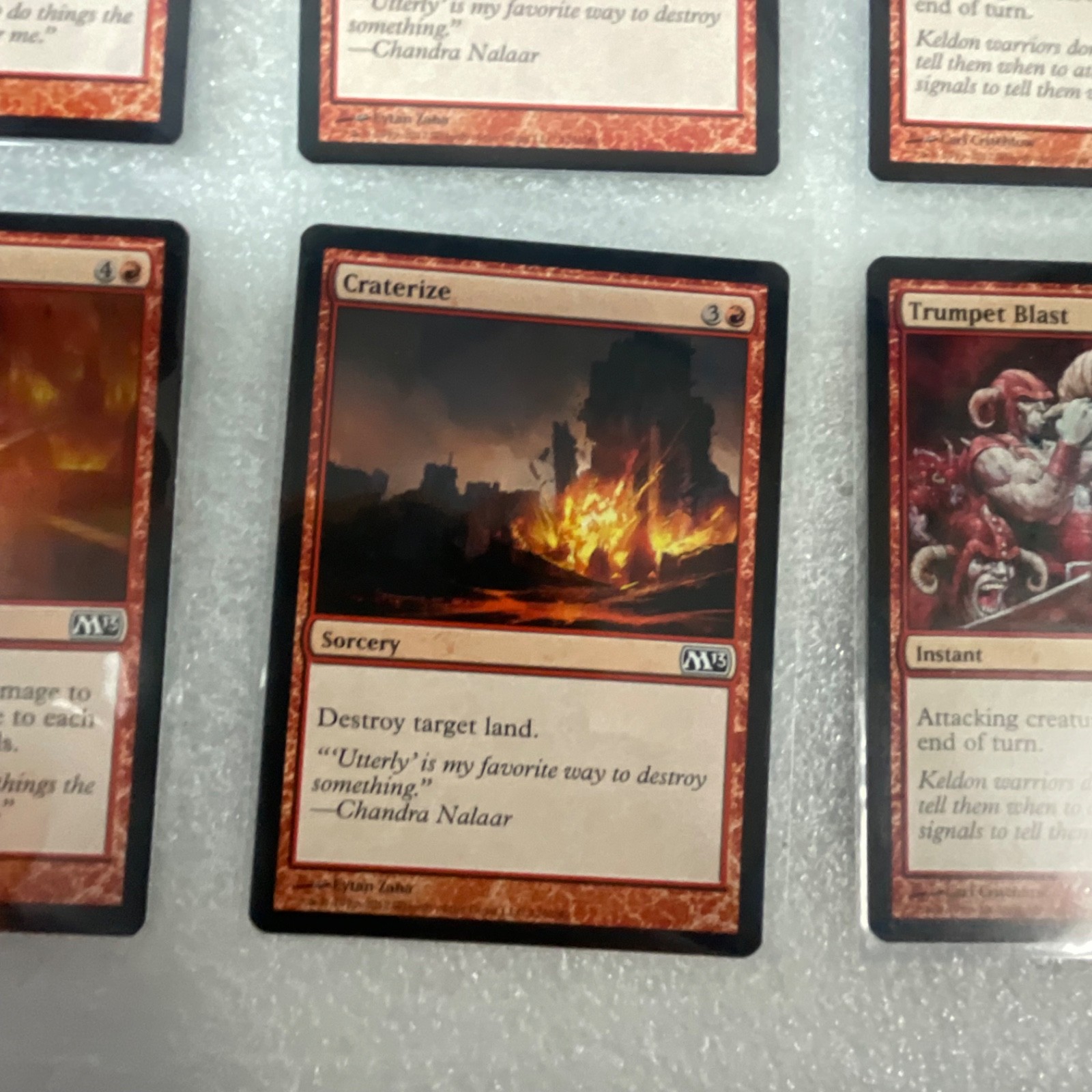 Magic the Gathering Lot of 20 Red M13 Cards Chandra's Fury - Image 13