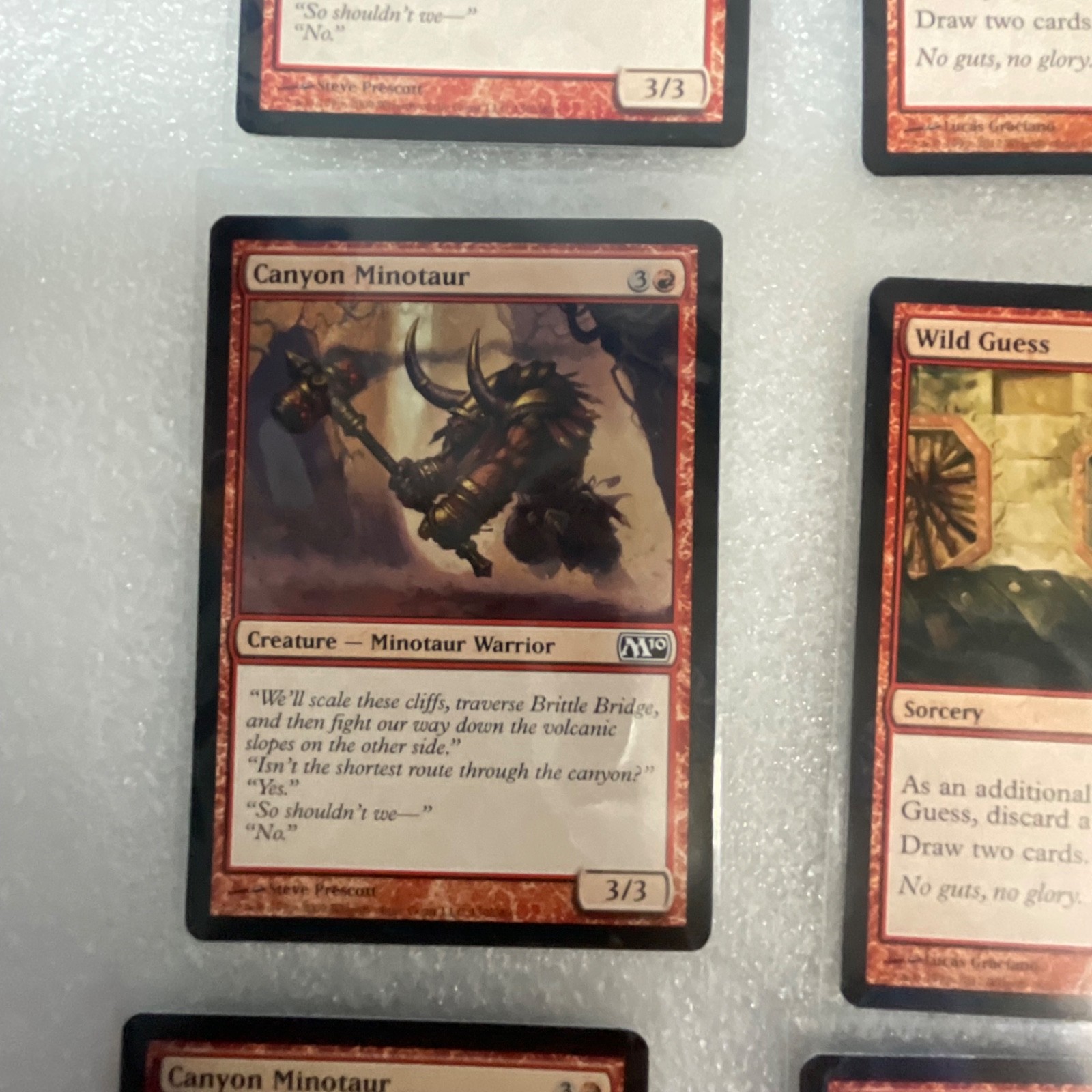 Magic the Gathering Lot of 20 Red M13 Cards Canyon Minotaur - Image 4