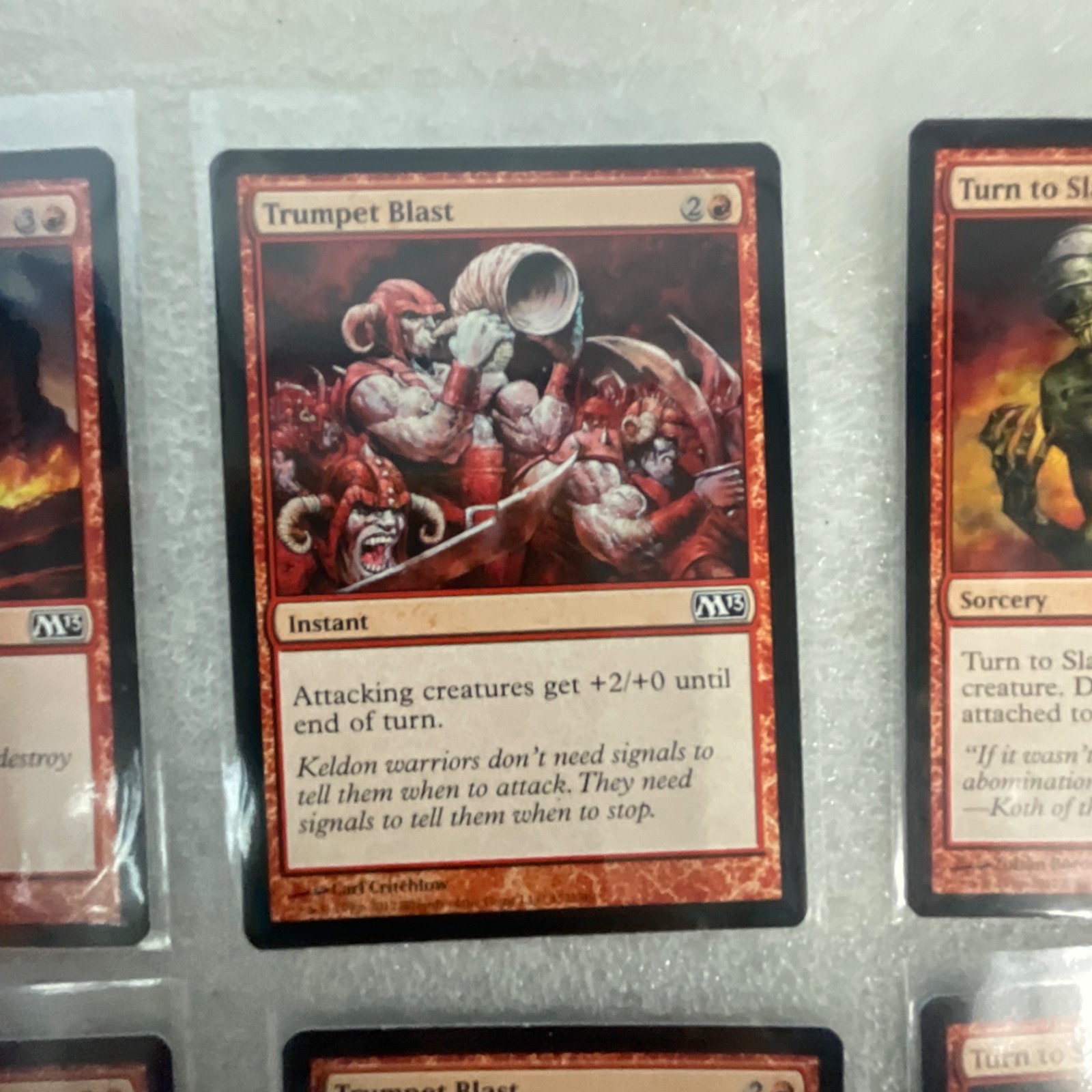 Magic the Gathering Lot of 20 Red M13 Cards Chandra's Fury - Image 17