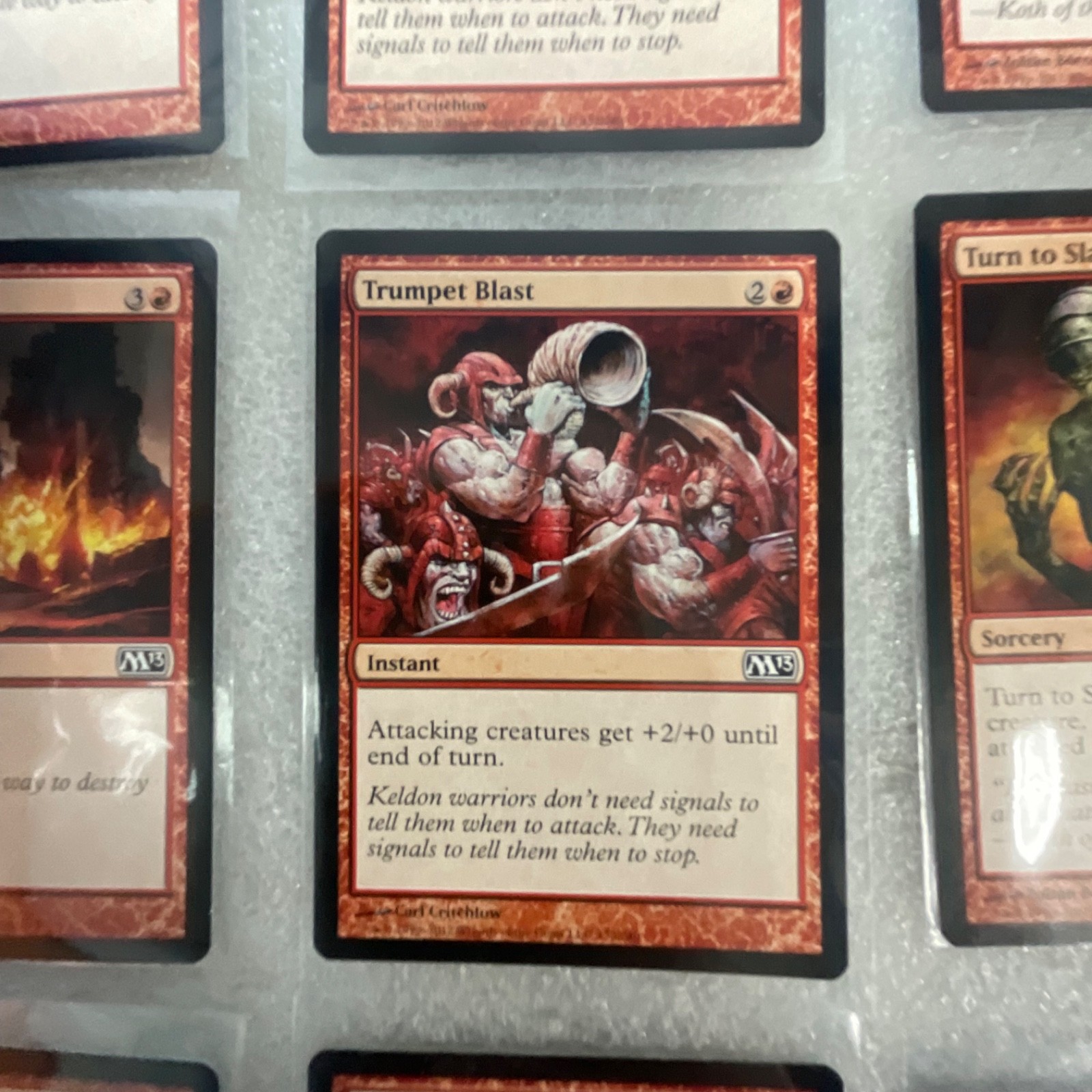 Magic the Gathering Lot of 20 Red M13 Cards Chandra's Fury - Image 15