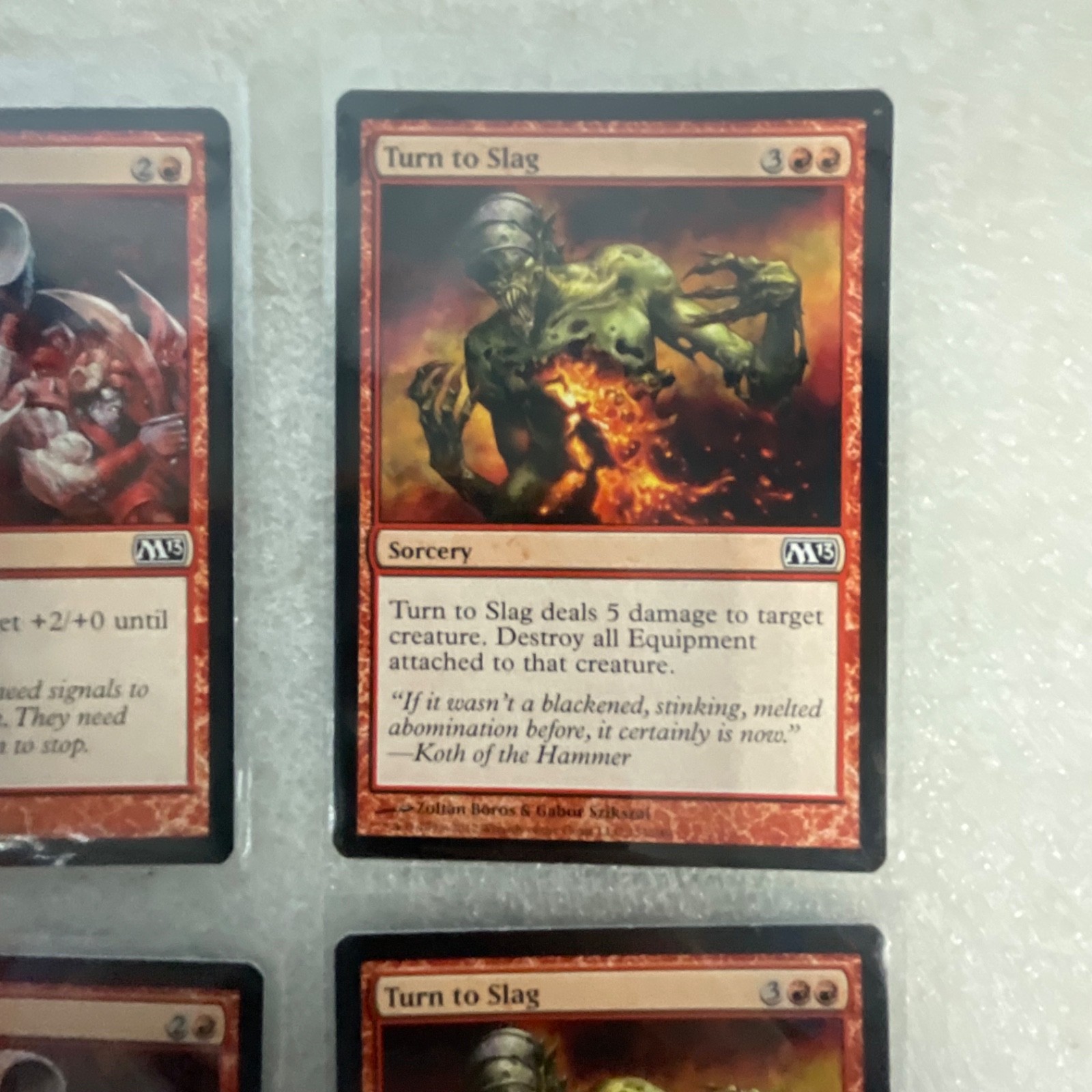 Magic the Gathering Lot of 20 Red M13 Cards Chandra's Fury - Image 18