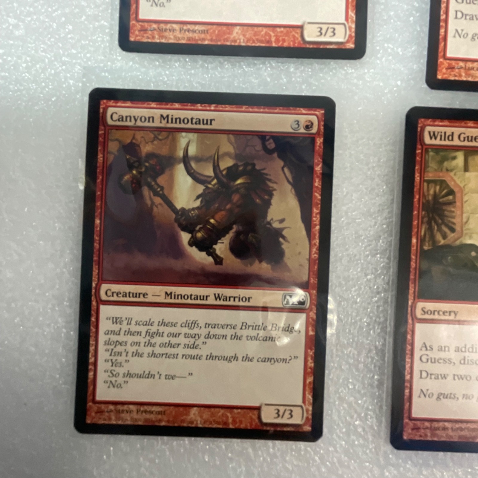 Magic the Gathering Lot of 20 Red M13 Cards Canyon Minotaur - Image 5