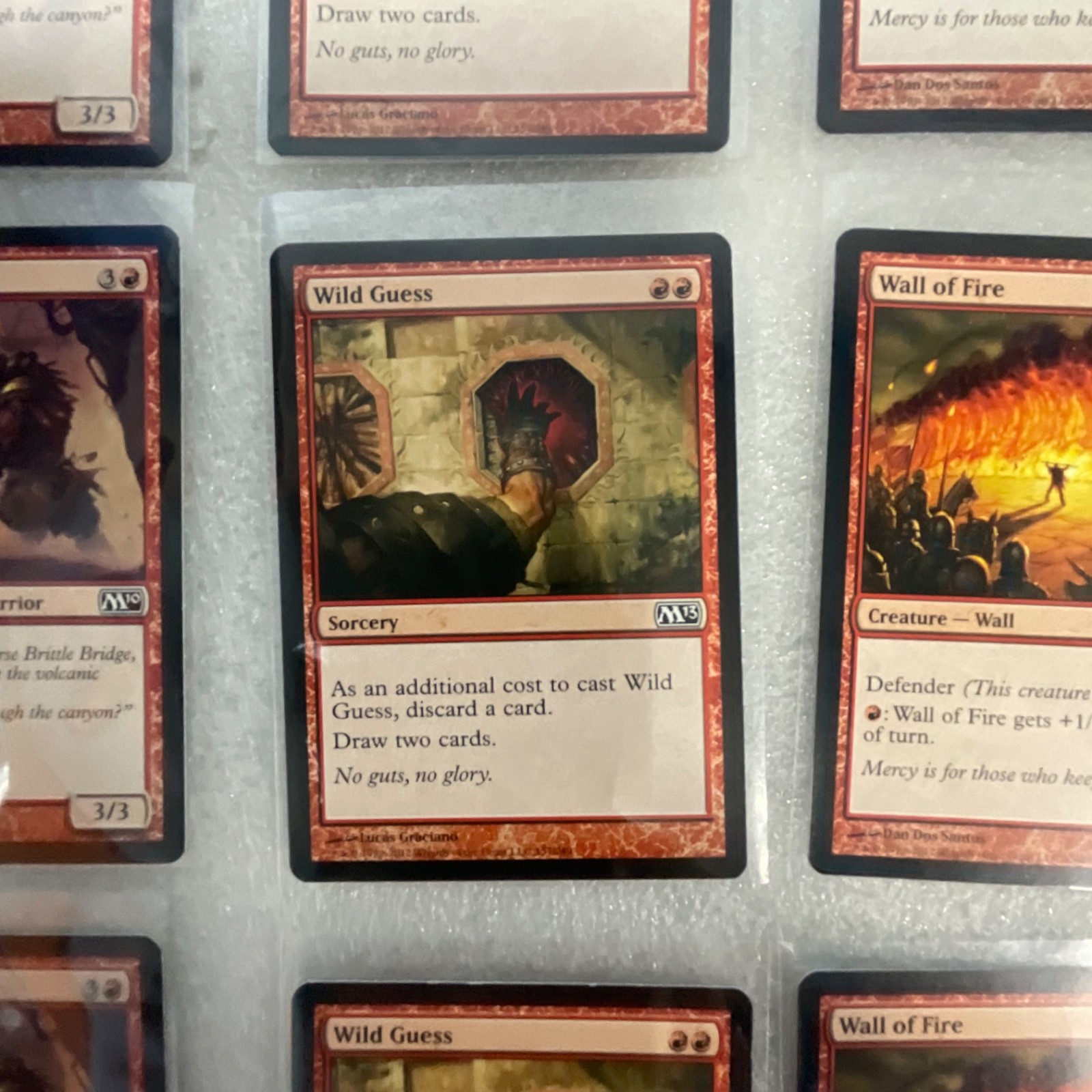 Magic the Gathering Lot of 20 Red M13 Cards Canyon Minotaur - Image 8