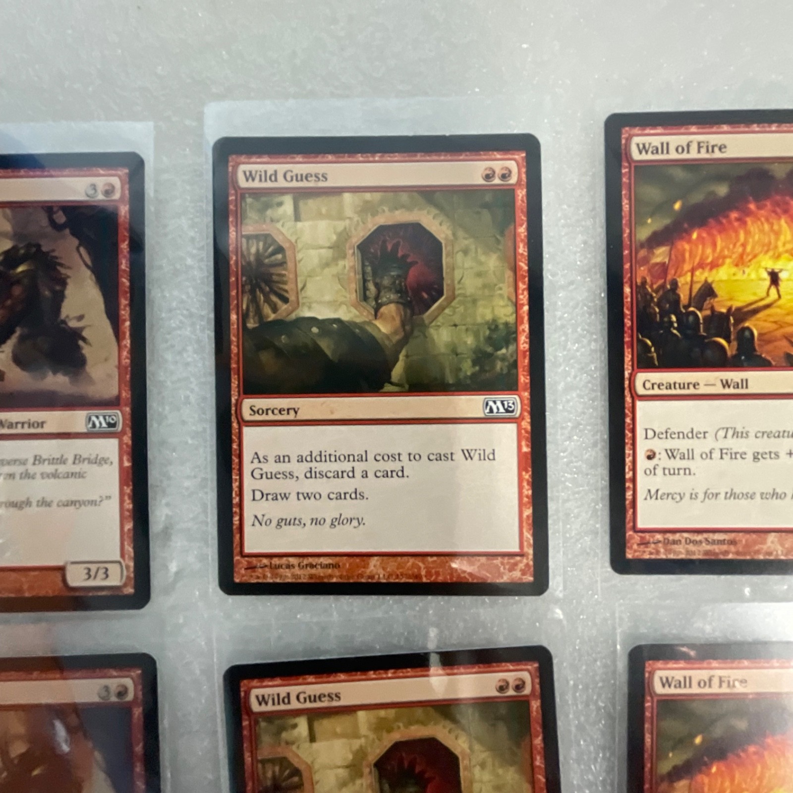 Magic the Gathering Lot of 20 Red M13 Cards Canyon Minotaur - Image 9