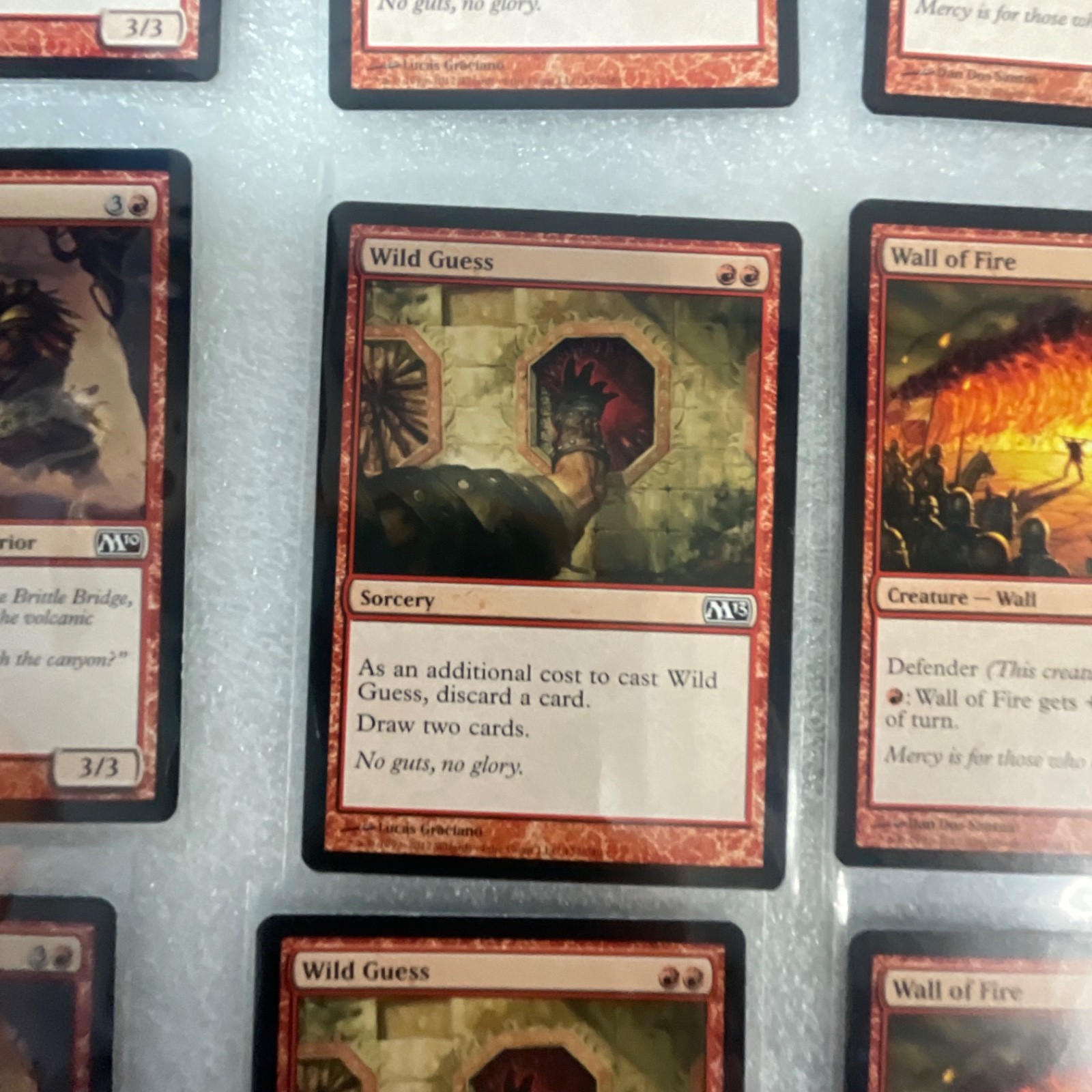 Magic the Gathering Lot of 20 Red M13 Cards Canyon Minotaur - Image 7