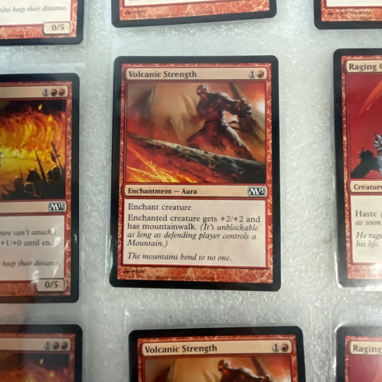 Magic the Gathering Lot of 20 Red M13 Cards Canyon Minotaur - Image 15
