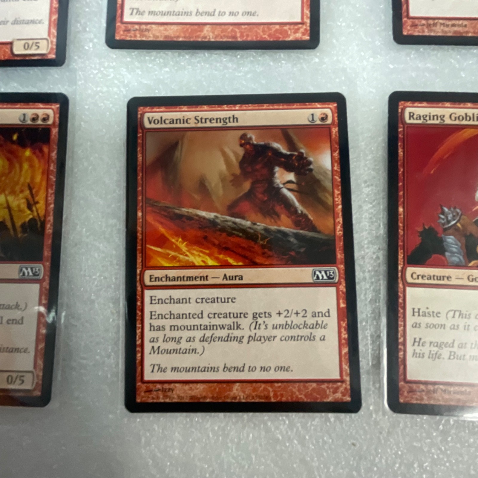 Magic the Gathering Lot of 20 Red M13 Cards Canyon Minotaur - Image 14