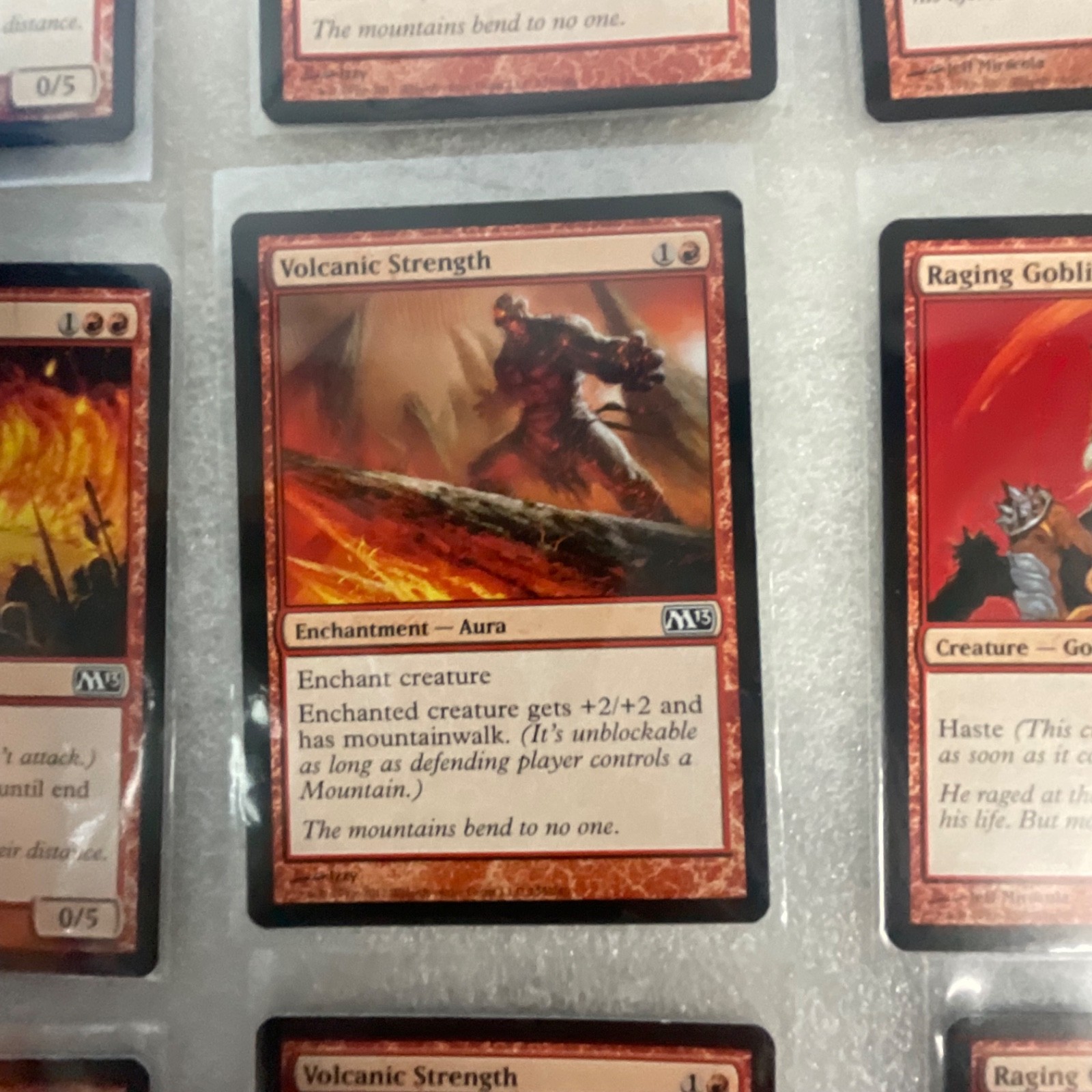 Magic the Gathering Lot of 20 Red M13 Cards Canyon Minotaur - Image 16
