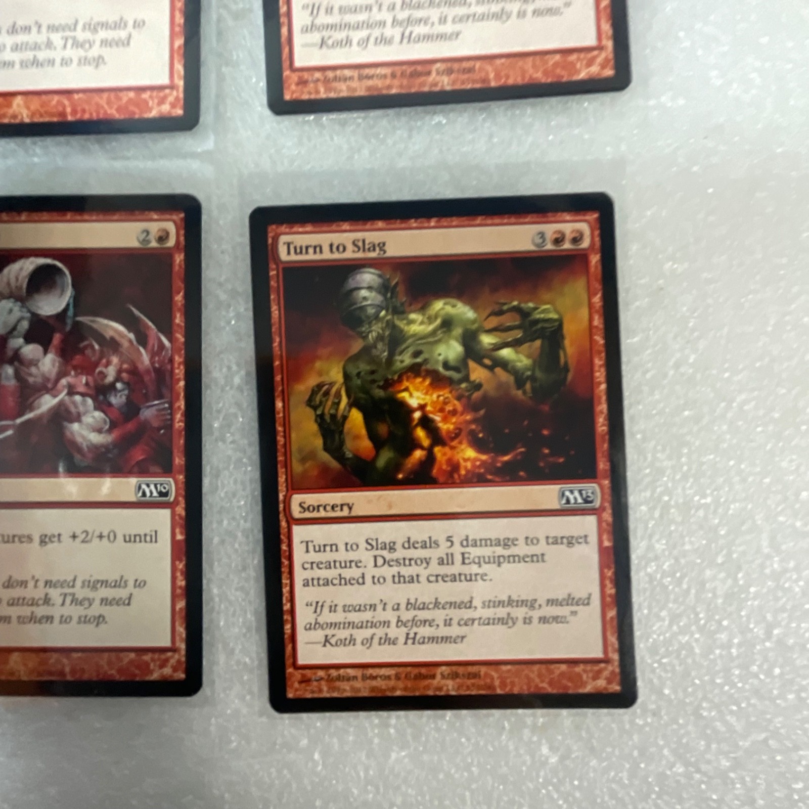 Magic the Gathering Lot of 20 Red M13 Cards Chandra's Fury - Image 21