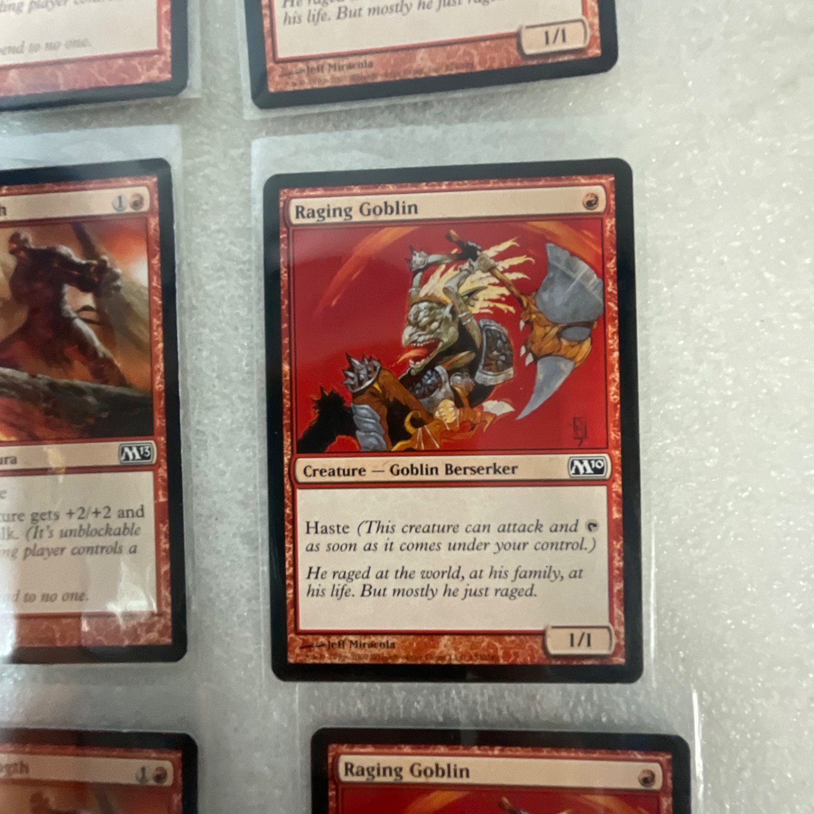 Magic the Gathering Lot of 20 Red M13 Cards Canyon Minotaur - Image 19