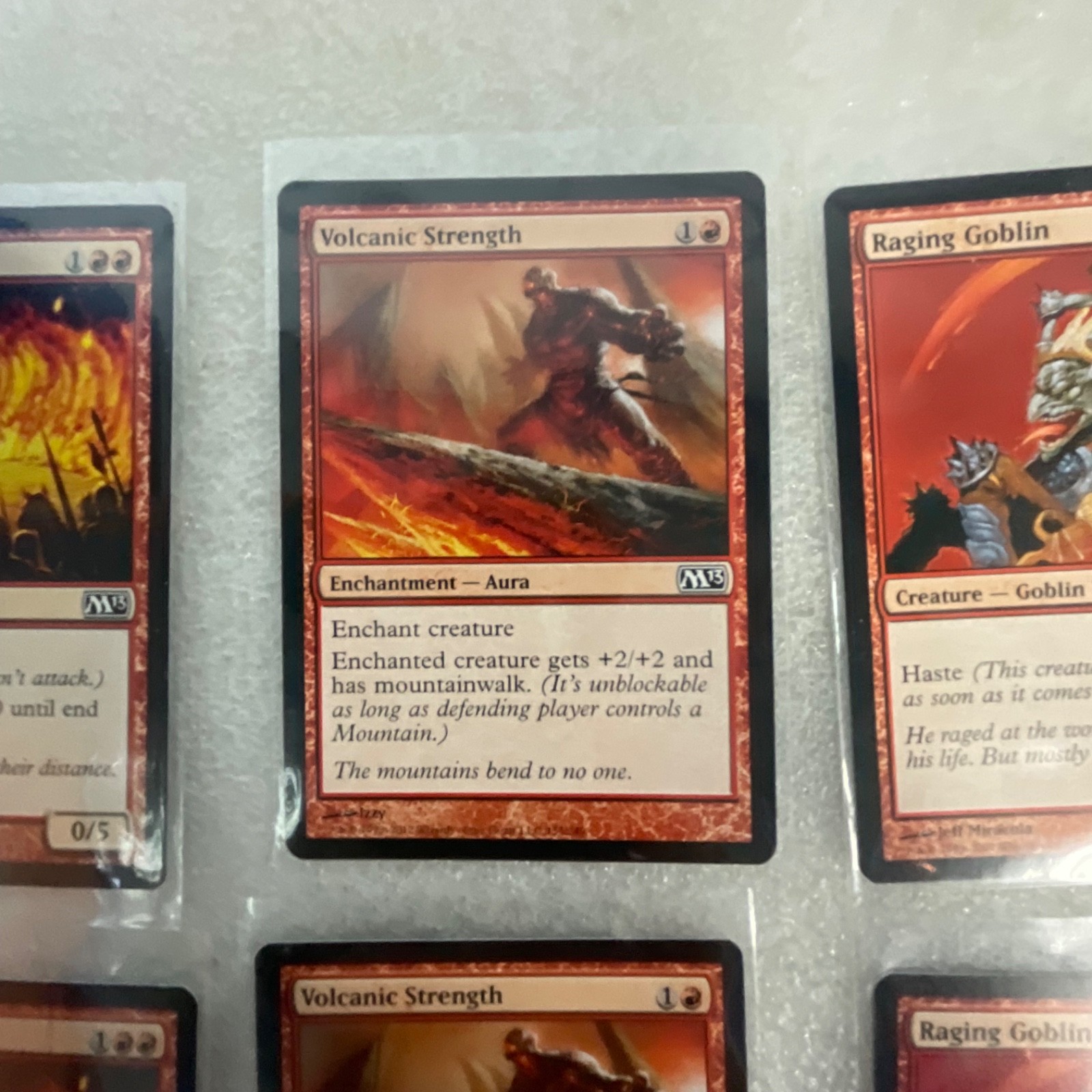 Magic the Gathering Lot of 20 Red M13 Cards Canyon Minotaur - Image 17
