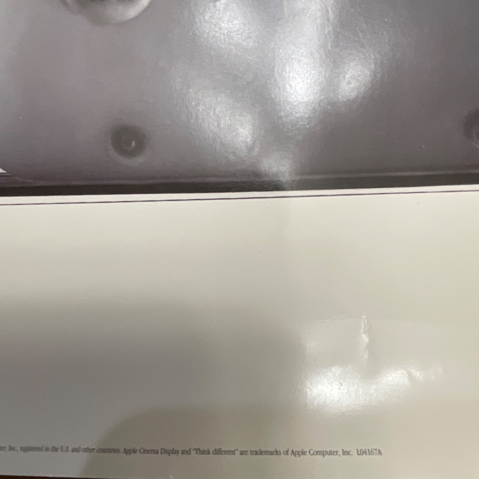 1999 Apple Cinema Display Poster 27in x 70in Macintosh Ad Thick Paper - Image 8