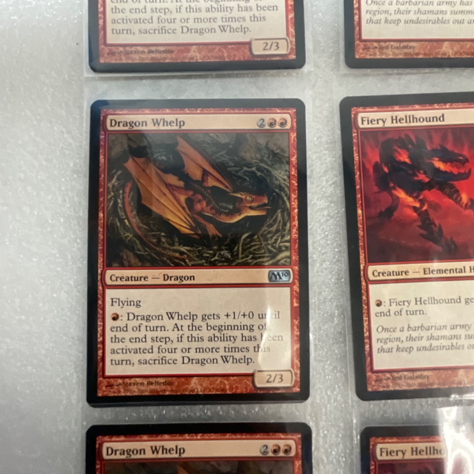 Magic the Gathering Lot of 20 Red M13 Cards Fireball Dragon Whelp - Image 4