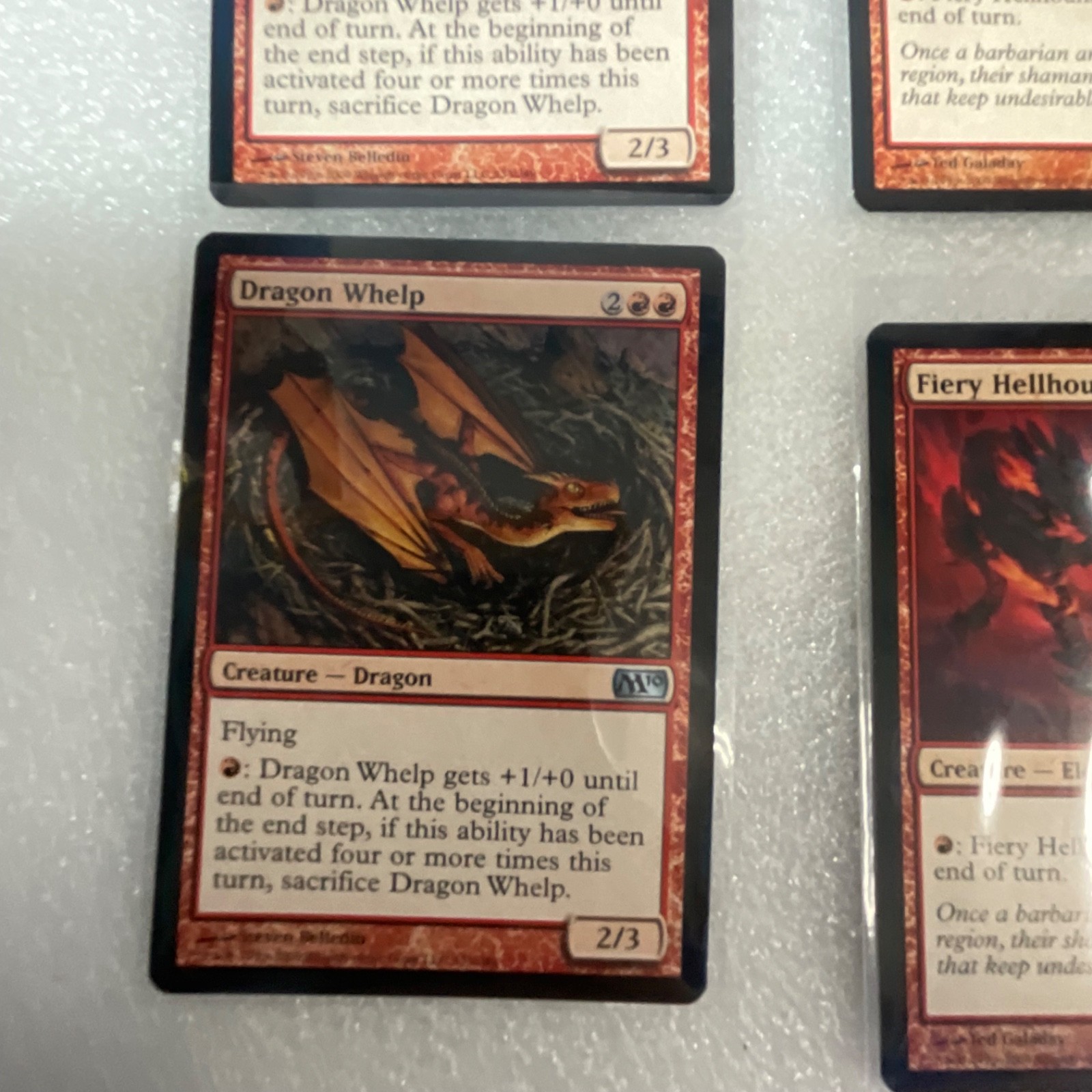 Magic the Gathering Lot of 20 Red M13 Cards Fireball Dragon Whelp - Image 6