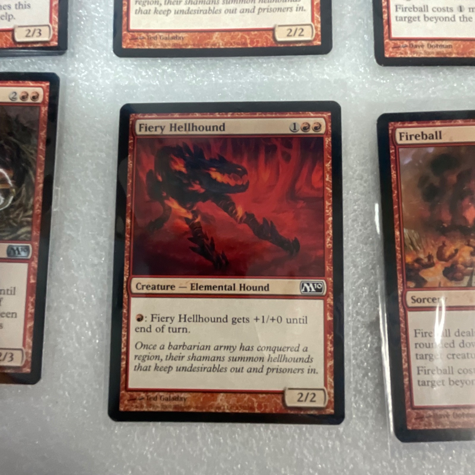 Magic the Gathering Lot of 20 Red M13 Cards Fireball Dragon Whelp - Image 7