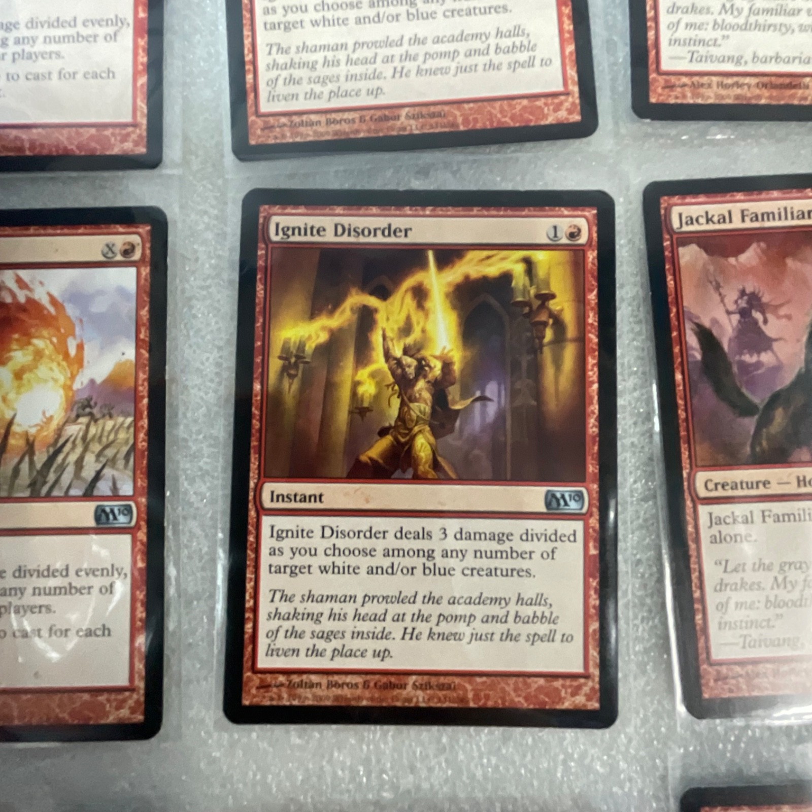 Magic the Gathering Lot of 20 Red M13 Cards Fireball Dragon Whelp - Image 16
