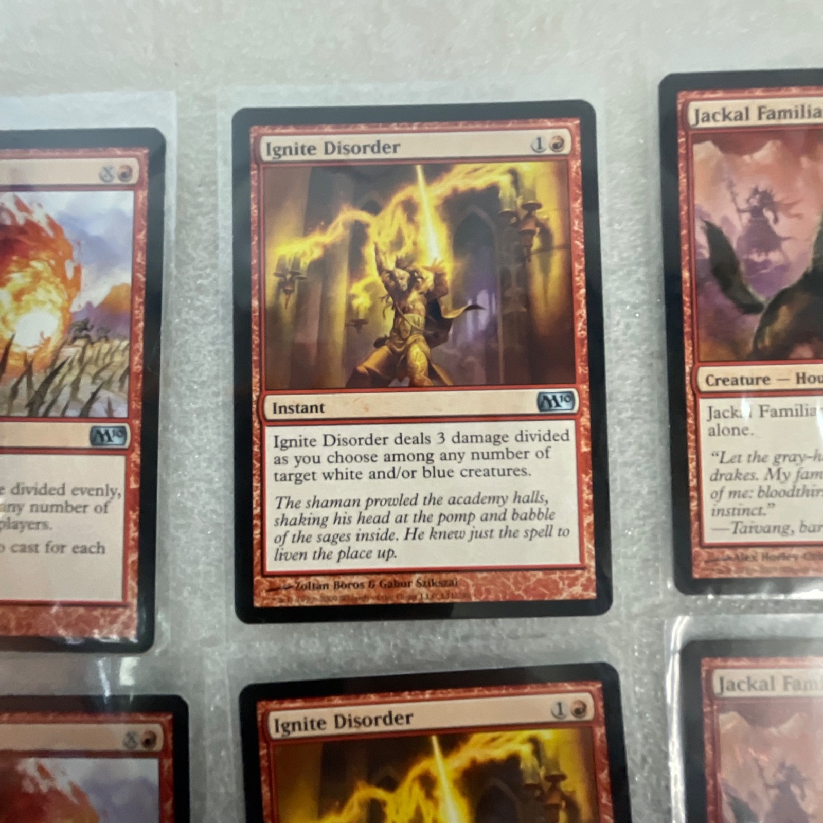 Magic the Gathering Lot of 20 Red M13 Cards Fireball Dragon Whelp - Image 18