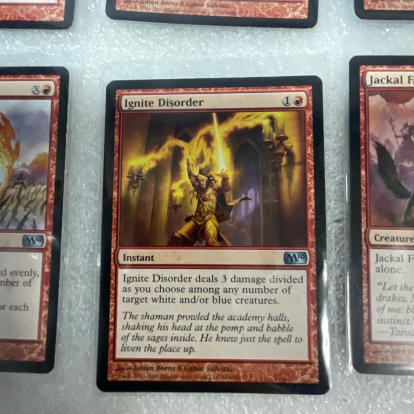 Magic the Gathering Lot of 20 Red M13 Cards Fireball Dragon Whelp - Image 15