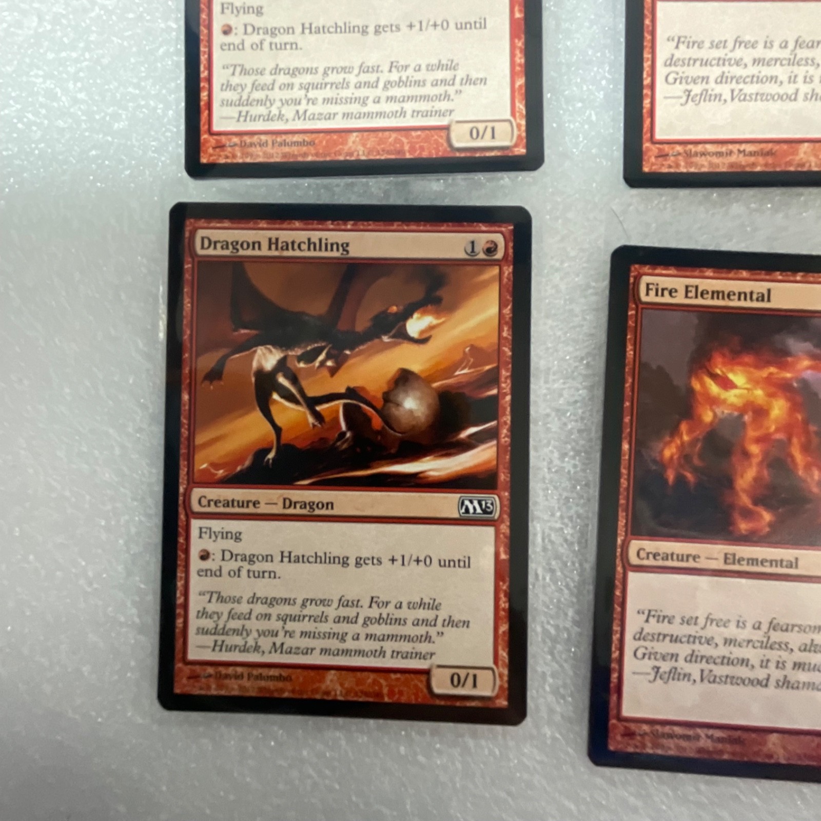 Magic the Gathering Lot of 20 Red M13 Fire Elemental Krenko's Command - Image 5