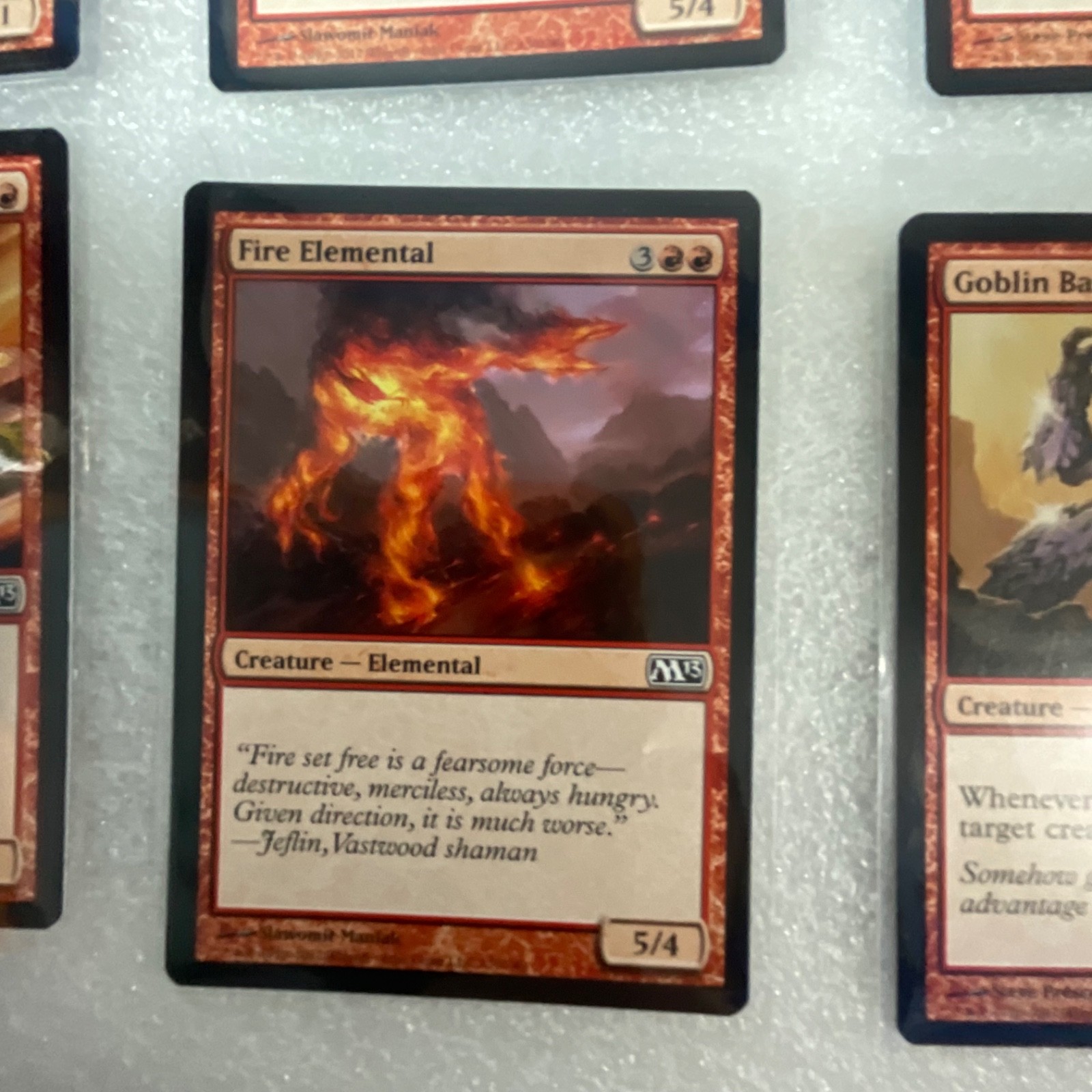 Magic the Gathering Lot of 20 Red M13 Fire Elemental Krenko's Command - Image 6