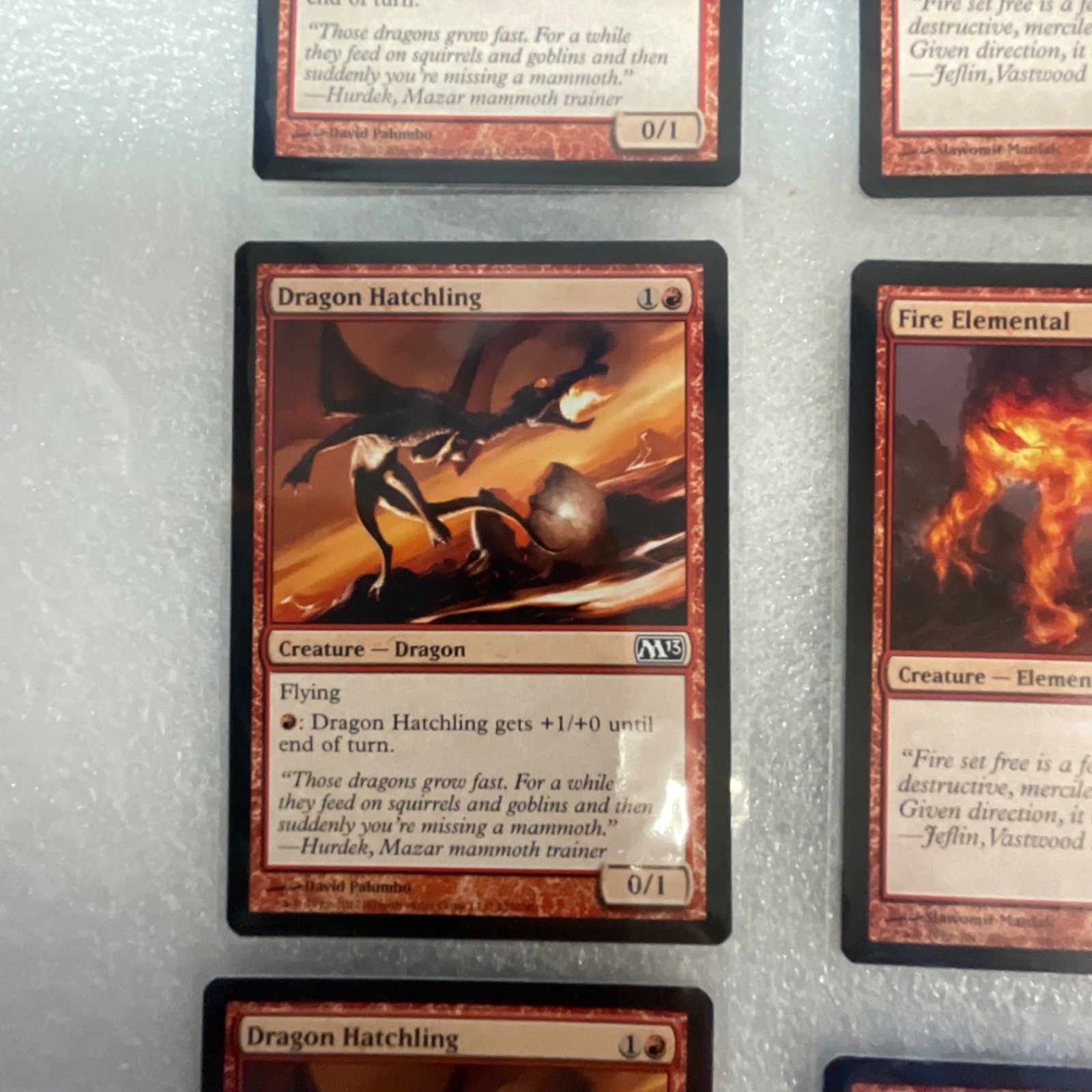 Magic the Gathering Lot of 20 Red M13 Fire Elemental Krenko's Command - Image 4