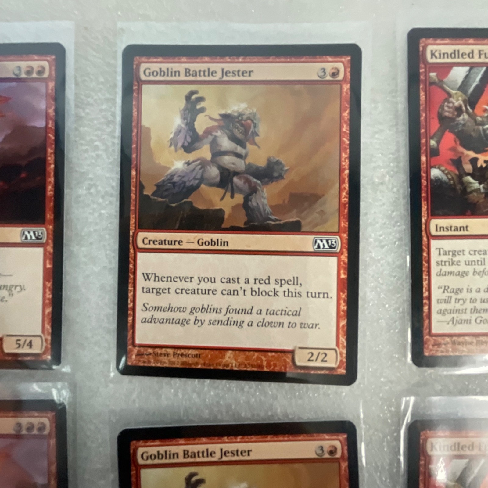 Magic the Gathering Lot of 20 Red M13 Fire Elemental Krenko's Command - Image 10