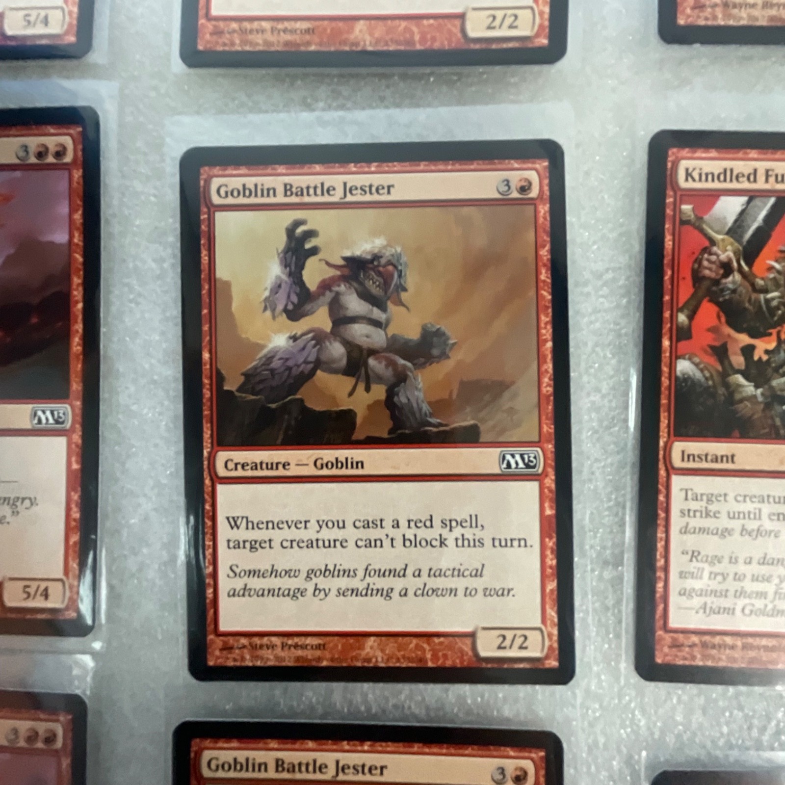 Magic the Gathering Lot of 20 Red M13 Fire Elemental Krenko's Command - Image 11