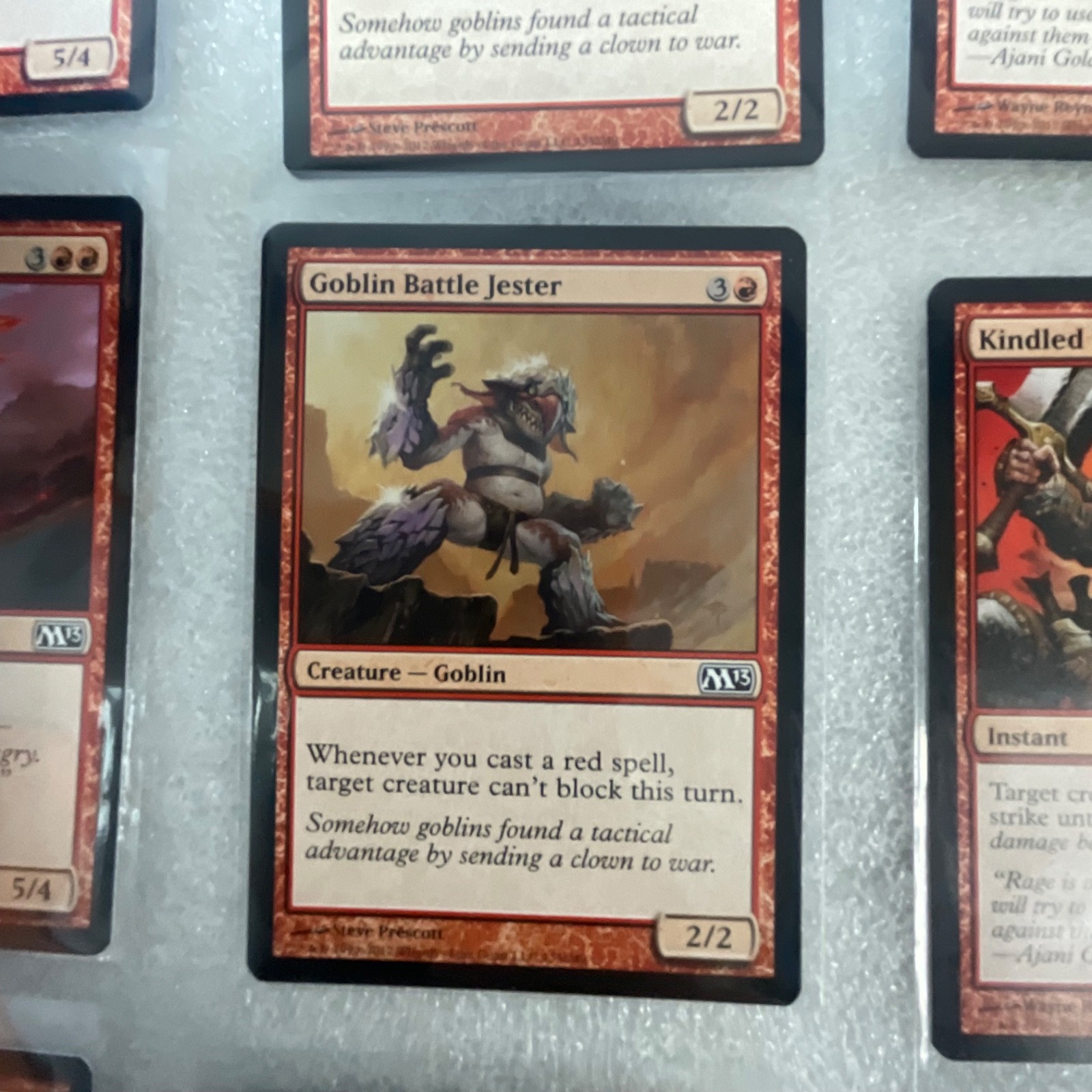 Magic the Gathering Lot of 20 Red M13 Fire Elemental Krenko's Command - Image 12