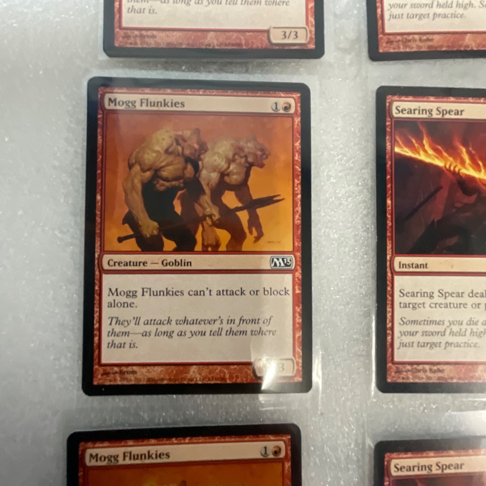 Magic the Gathering Lot of 20 Red M13 Mogg Flunkies Canyon Minotaur - Image 3