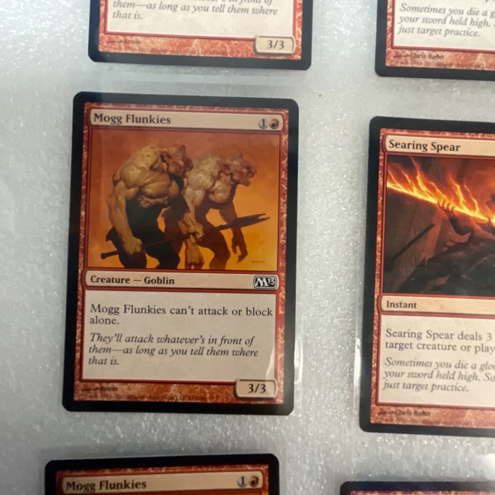 Magic the Gathering Lot of 20 Red M13 Mogg Flunkies Canyon Minotaur - Image 4
