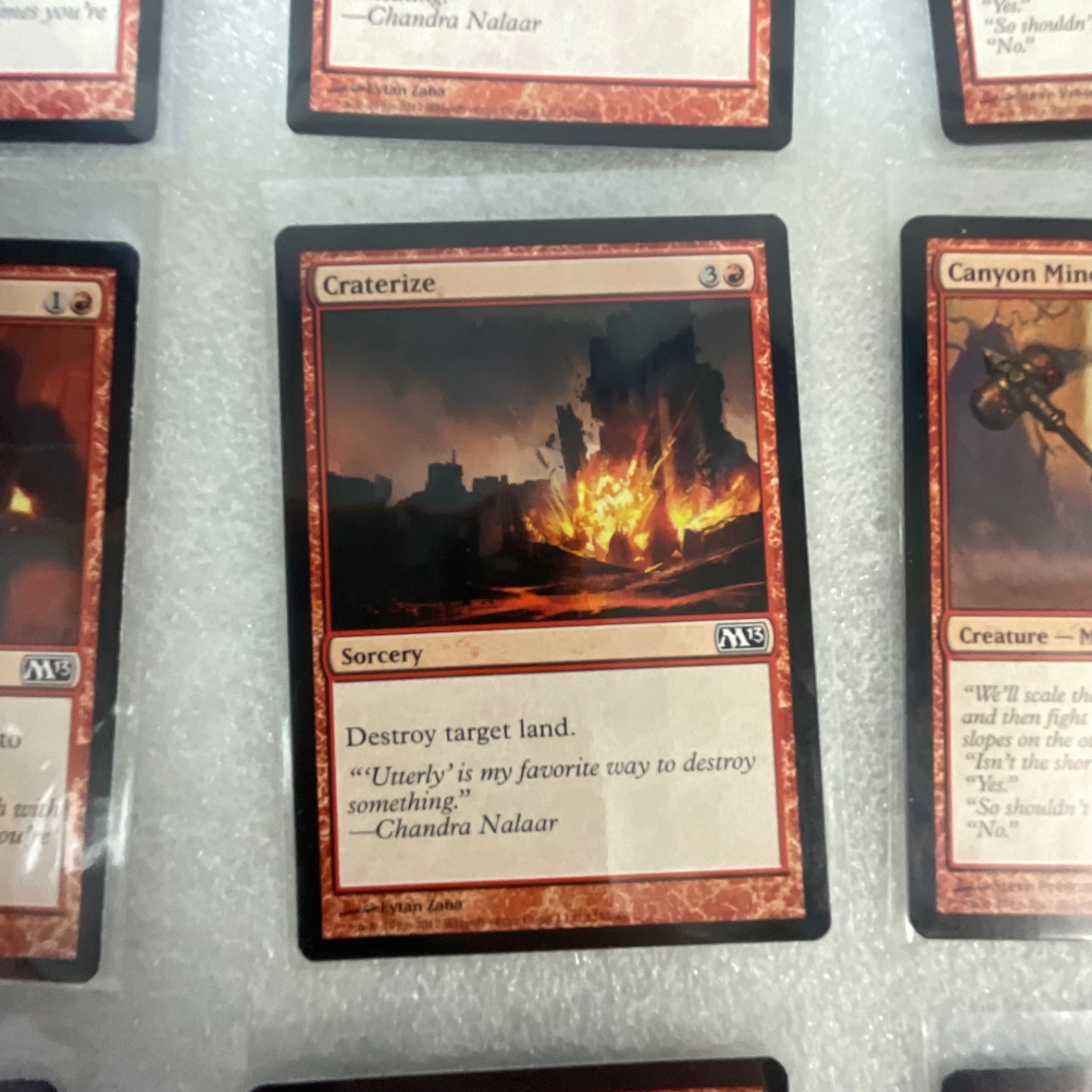 Magic the Gathering Lot of 20 Red M13 Mogg Flunkies Canyon Minotaur - Image 12