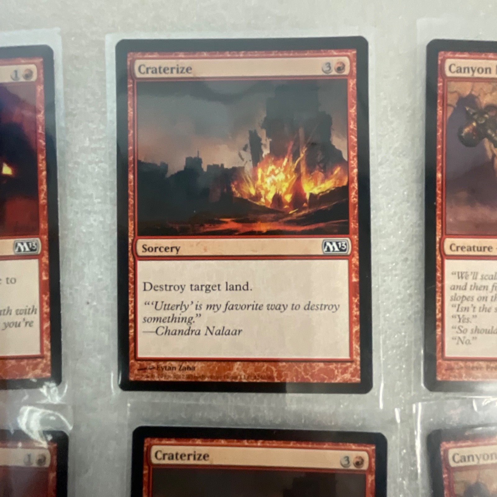 Magic the Gathering Lot of 20 Red M13 Mogg Flunkies Canyon Minotaur - Image 10