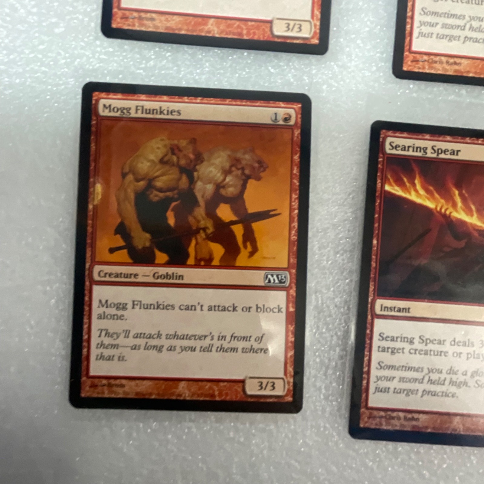 Magic the Gathering Lot of 20 Red M13 Mogg Flunkies Canyon Minotaur - Image 5