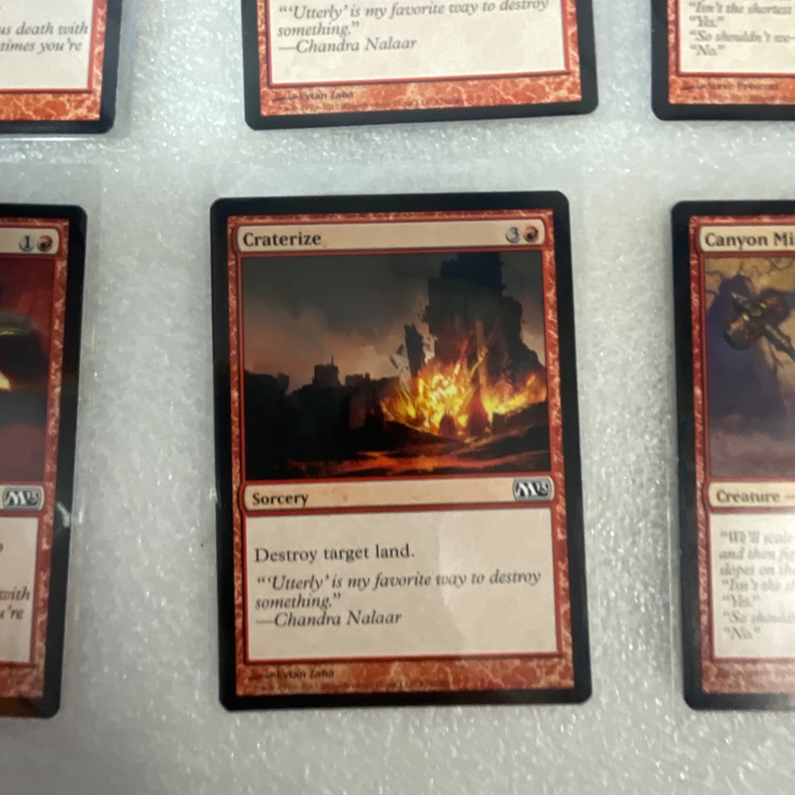 Magic the Gathering Lot of 20 Red M13 Mogg Flunkies Canyon Minotaur - Image 13