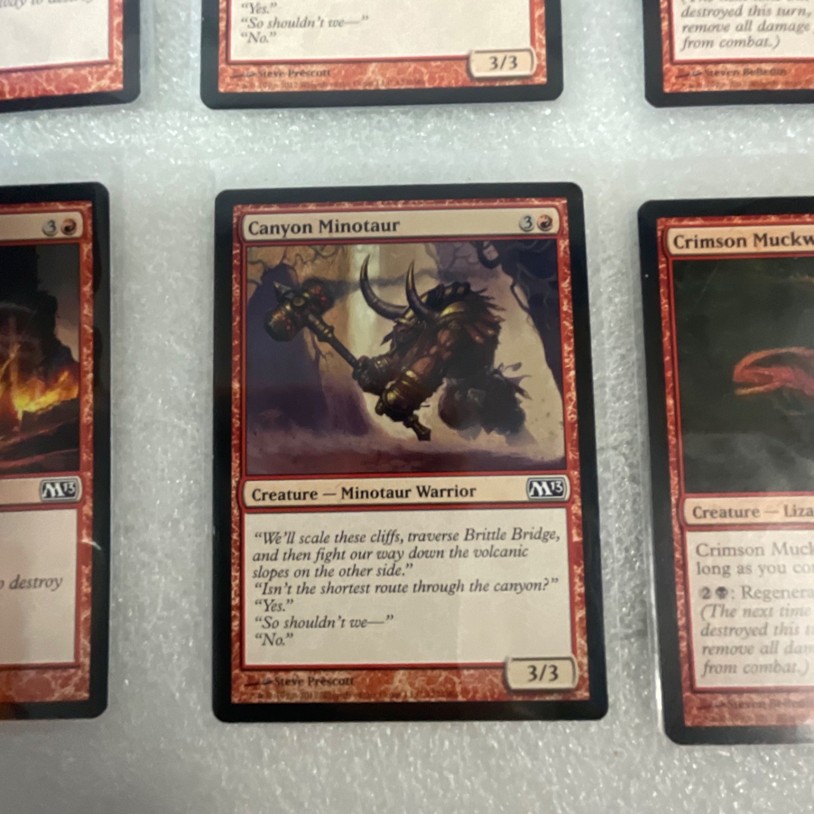 Magic the Gathering Lot of 20 Red M13 Mogg Flunkies Canyon Minotaur - Image 14