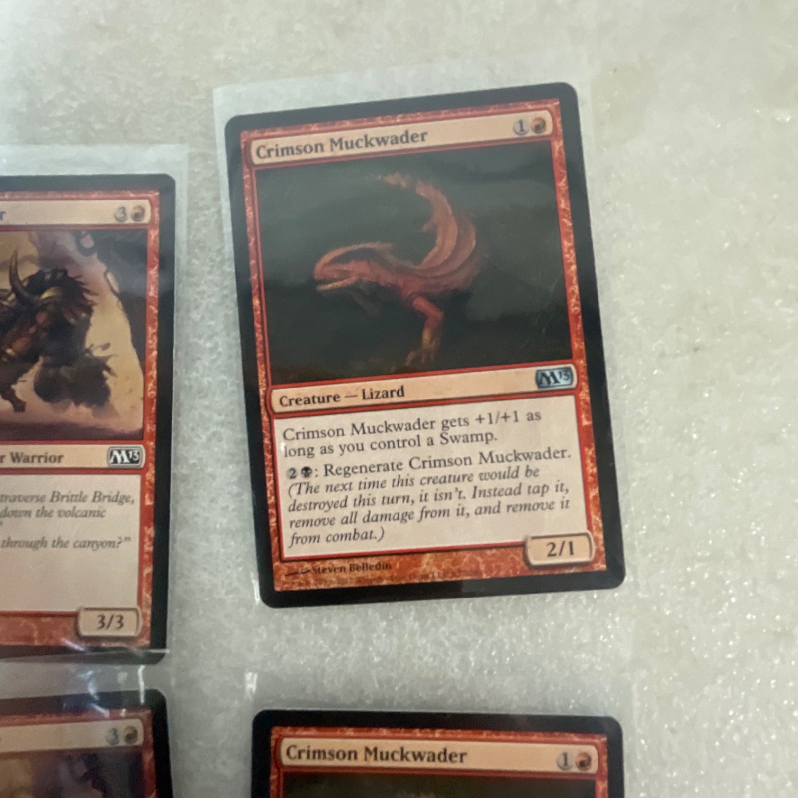 Magic the Gathering Lot of 20 Red M13 Mogg Flunkies Canyon Minotaur - Image 18