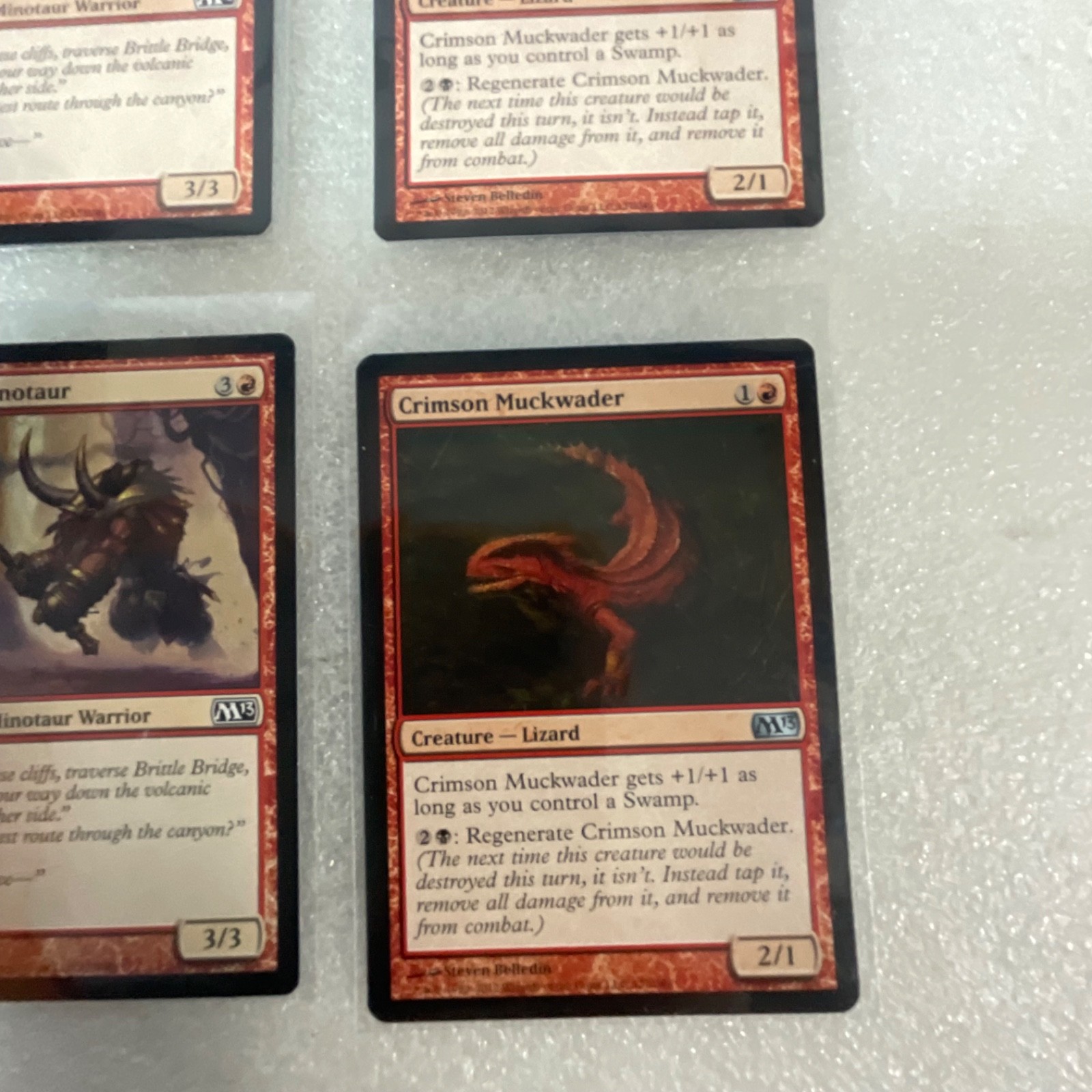 Magic the Gathering Lot of 20 Red M13 Mogg Flunkies Canyon Minotaur - Image 21