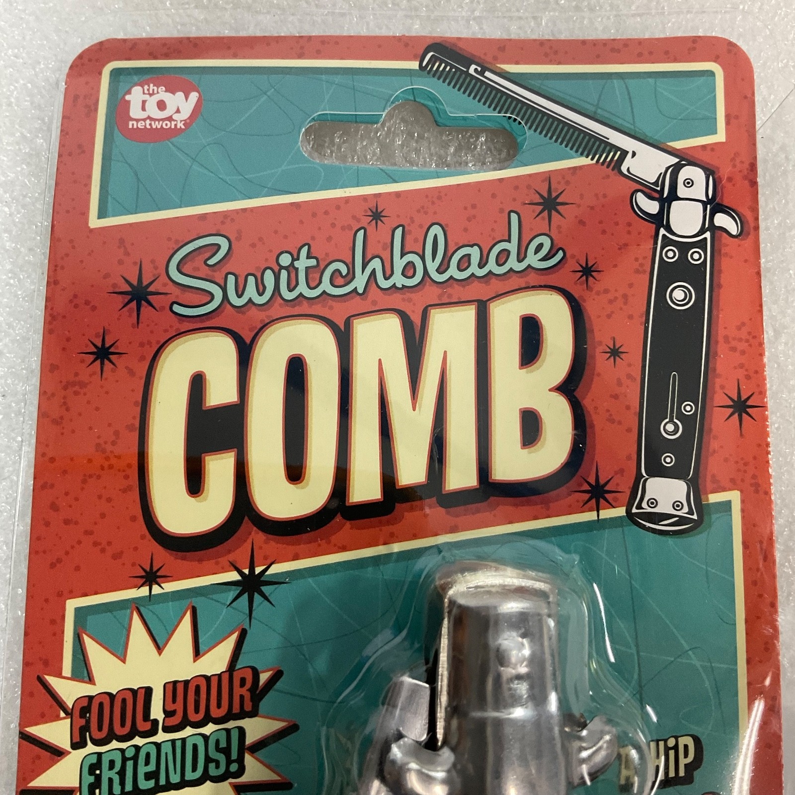 Switchblade Comb Push Button Pocket Hair Comb 9 in Novelty Toy Network - Image 6