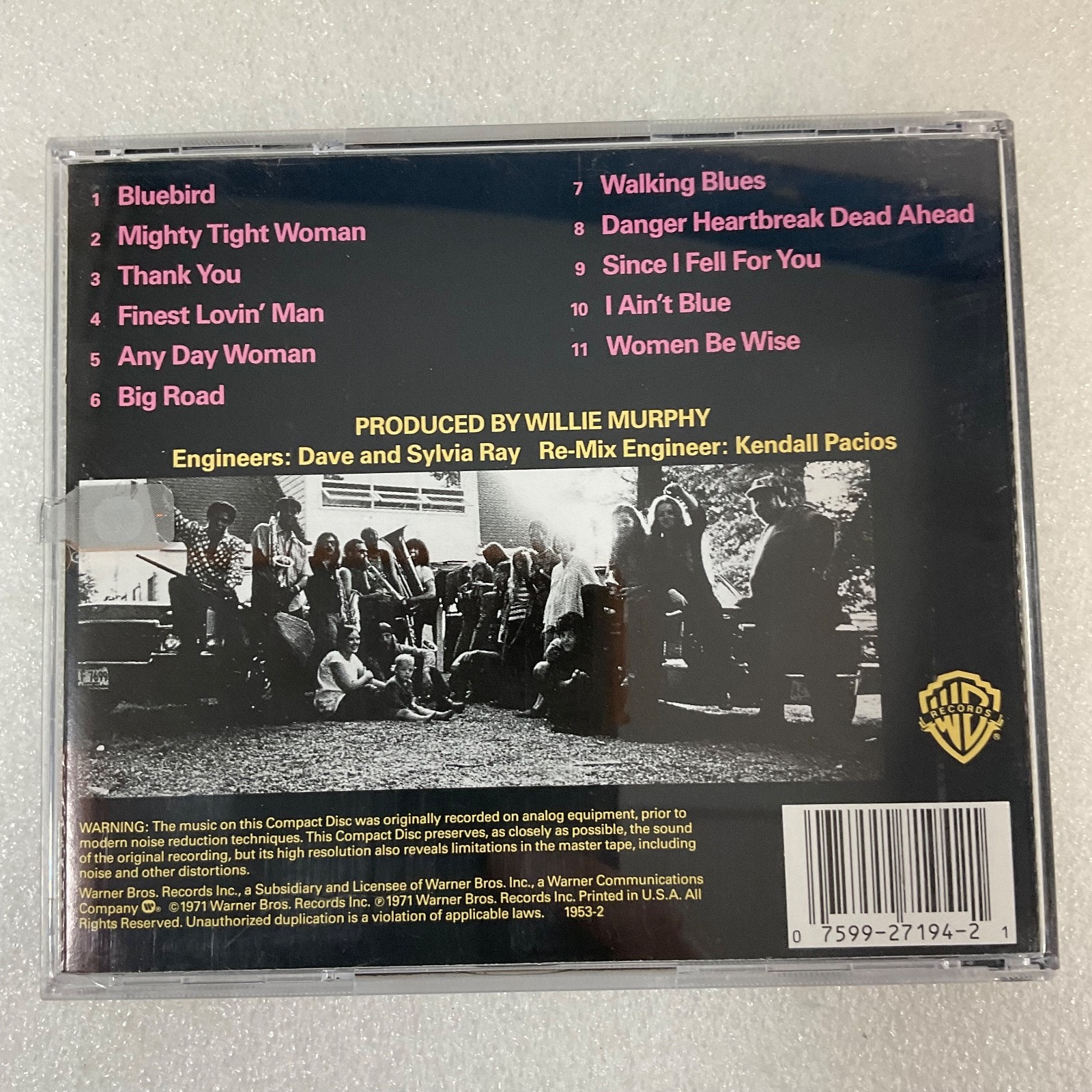 Bonnie Raitt Self-Titled CD Warner Bros Records Blues Rock Folk - Image 2