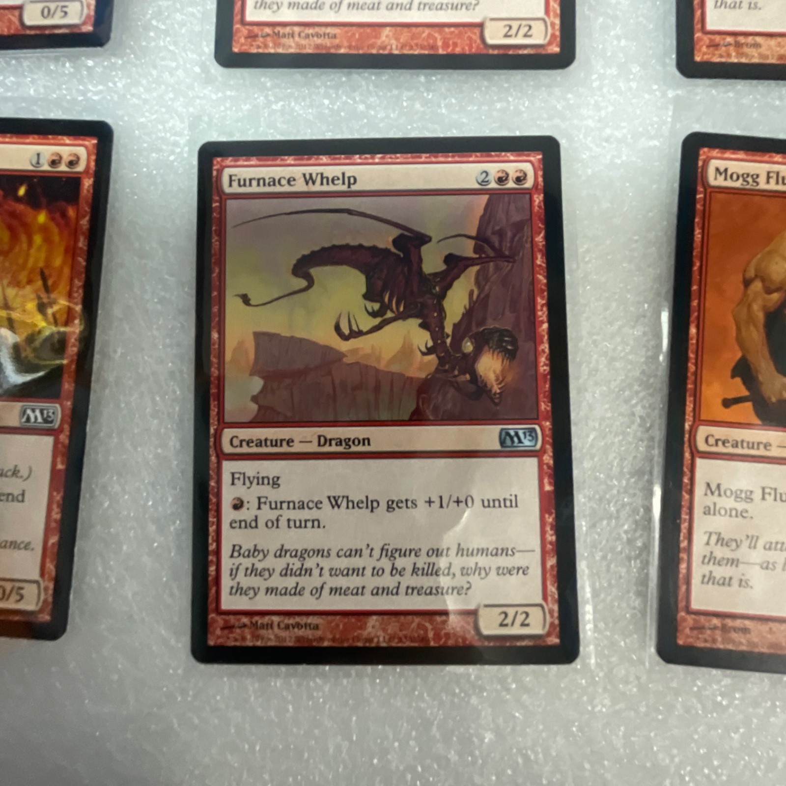 Magic the Gathering Lot of 20 Red M13 Cards Fire Elemental Mogg Flunkies - Image 6